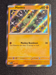 Pokemon TCG - Mankey 169 Evolution Line Paldean Fates