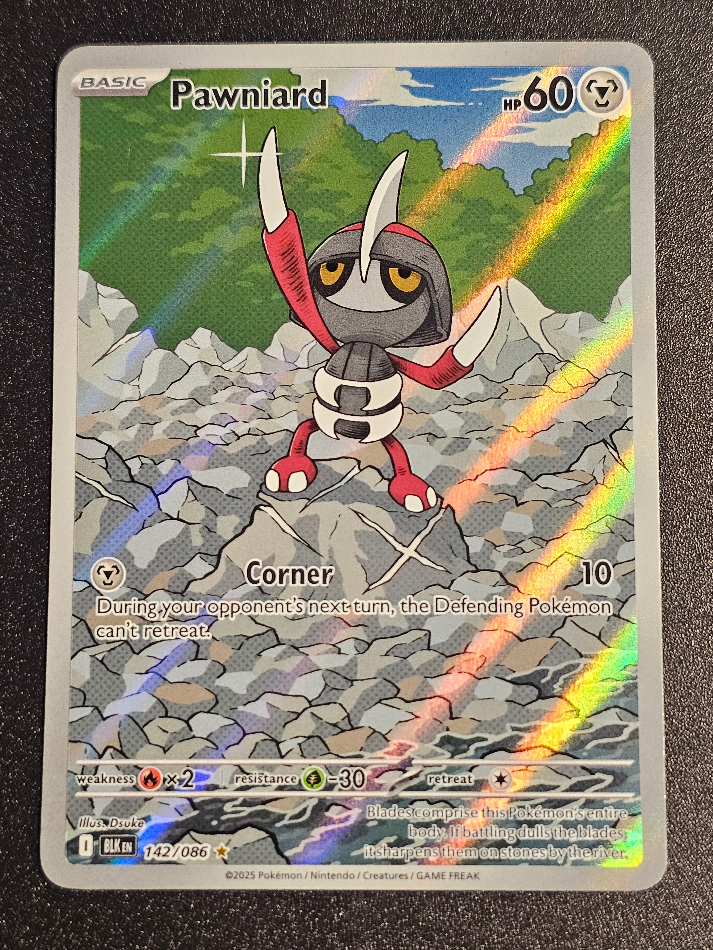 Pokemon TCG - Pawniard 142/086 Black Bolt