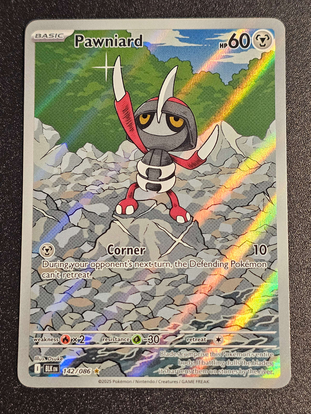 Pokemon TCG - Pawniard 142/086 Black Bolt