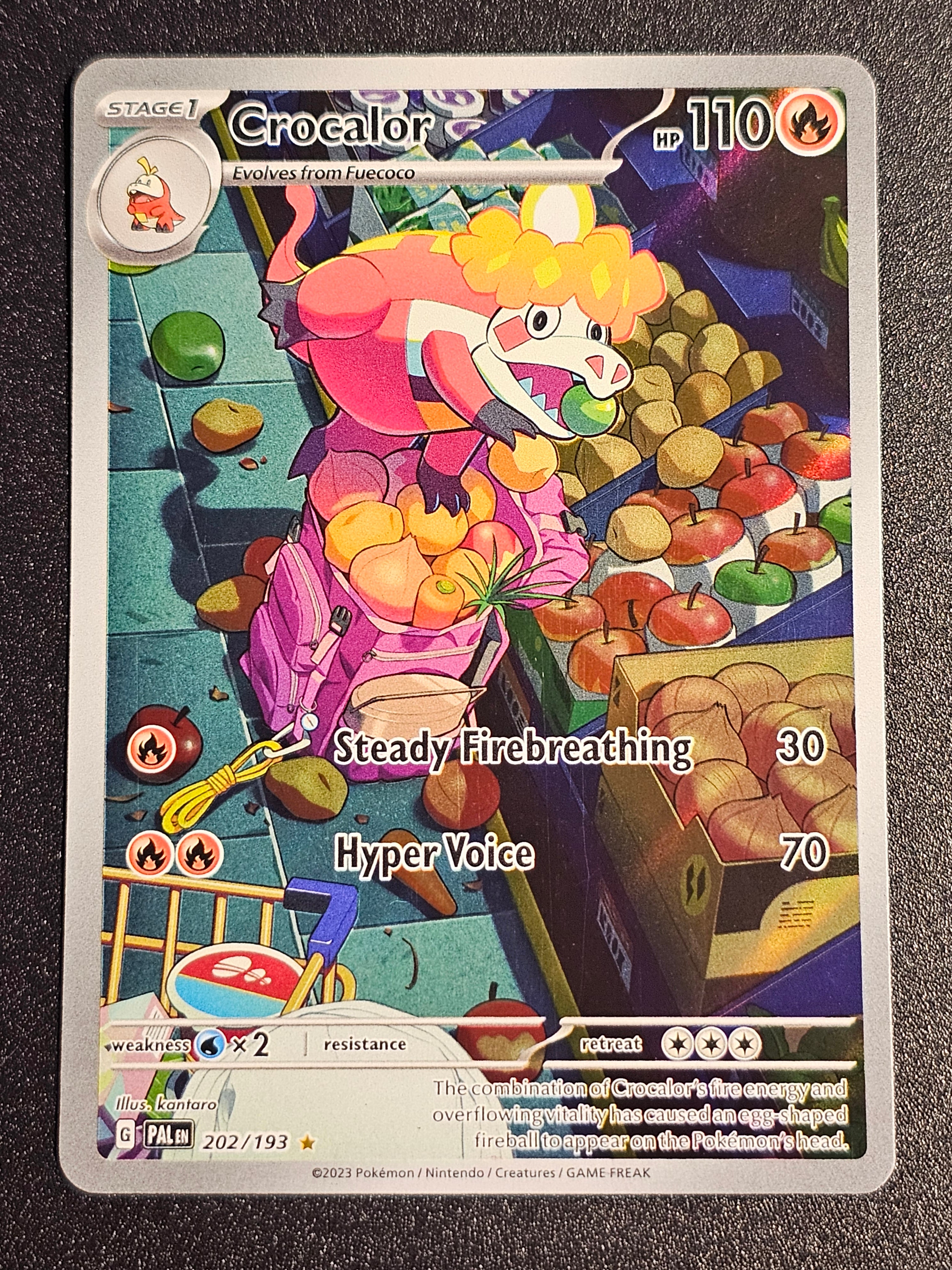 Pokemon TCG - Crocalor 202/193 Paldea Evolved