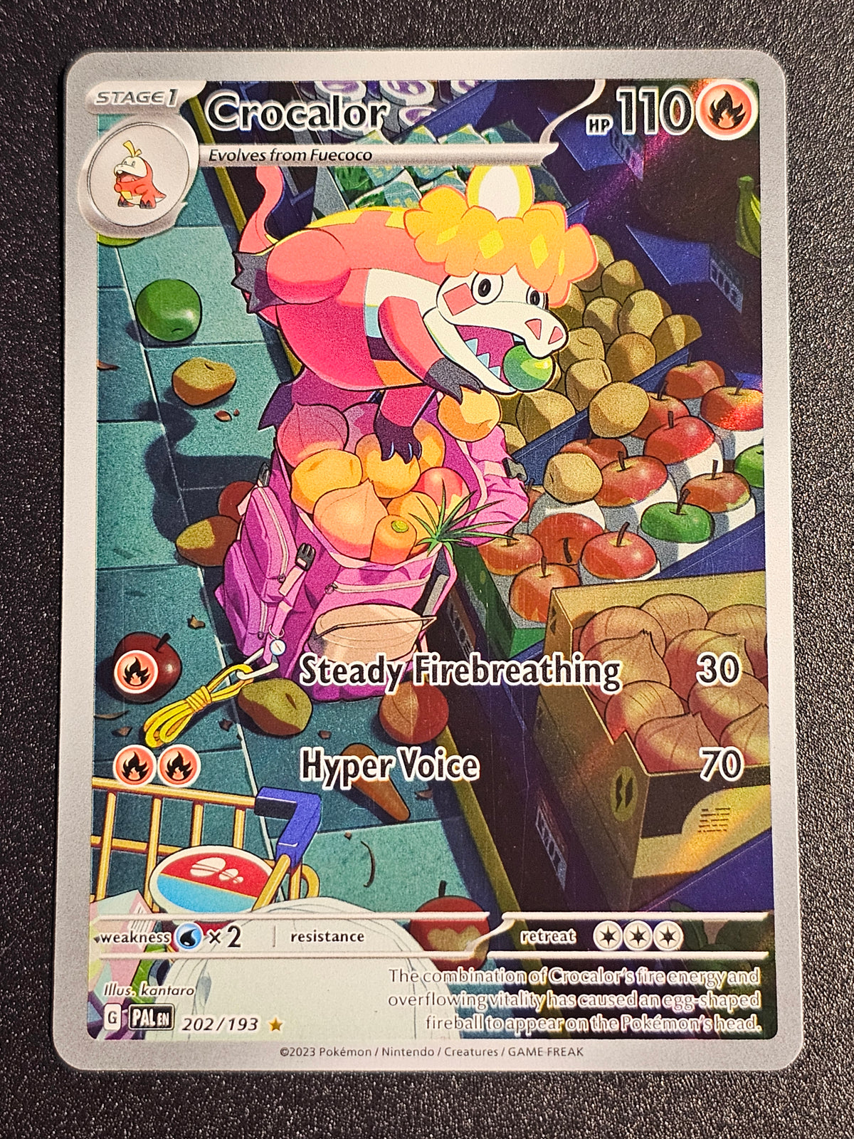 Pokemon TCG - Crocalor 202/193 Paldea Evolved