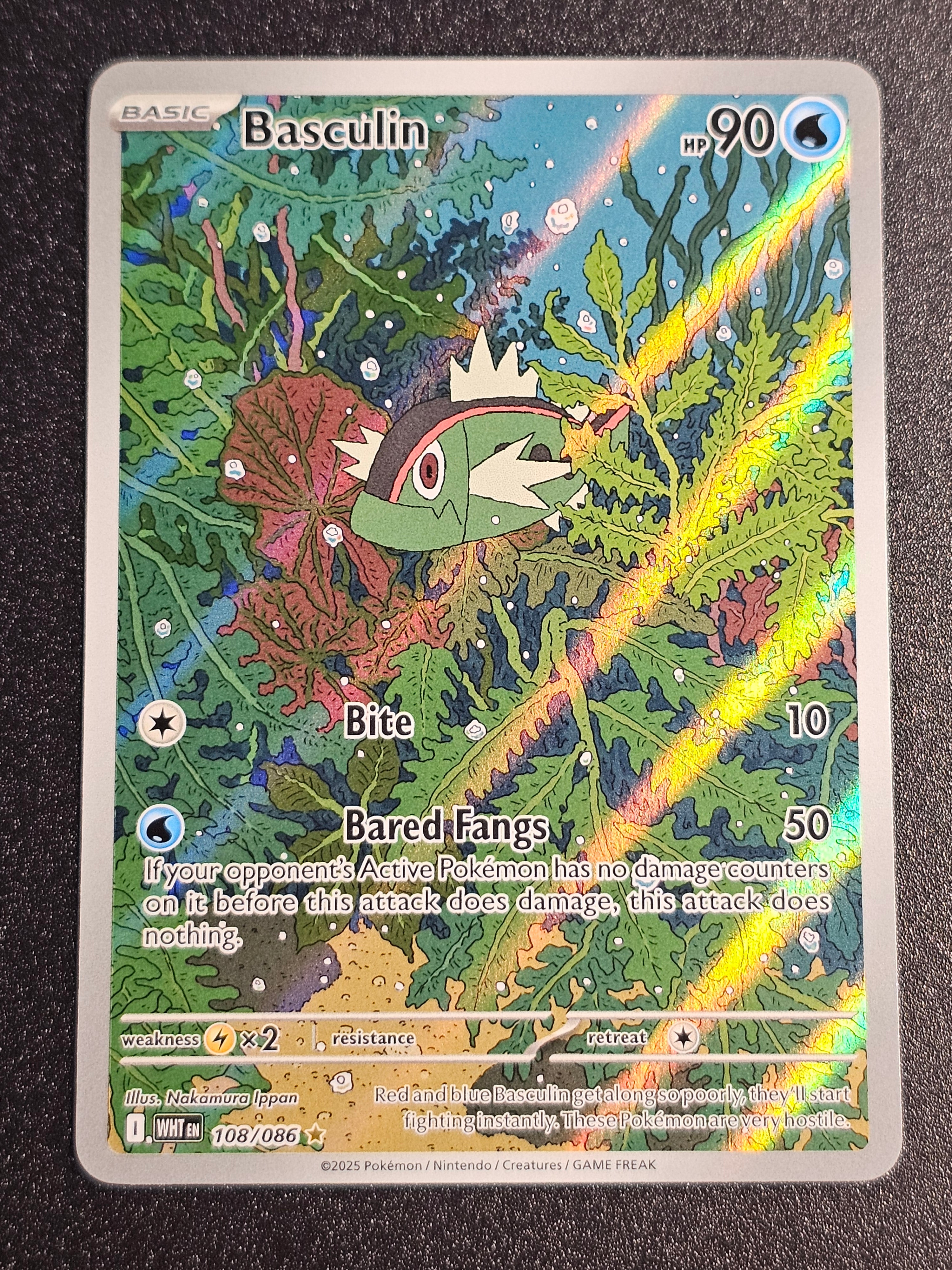 Pokemon TCG - Basculin 108/086 White Flare