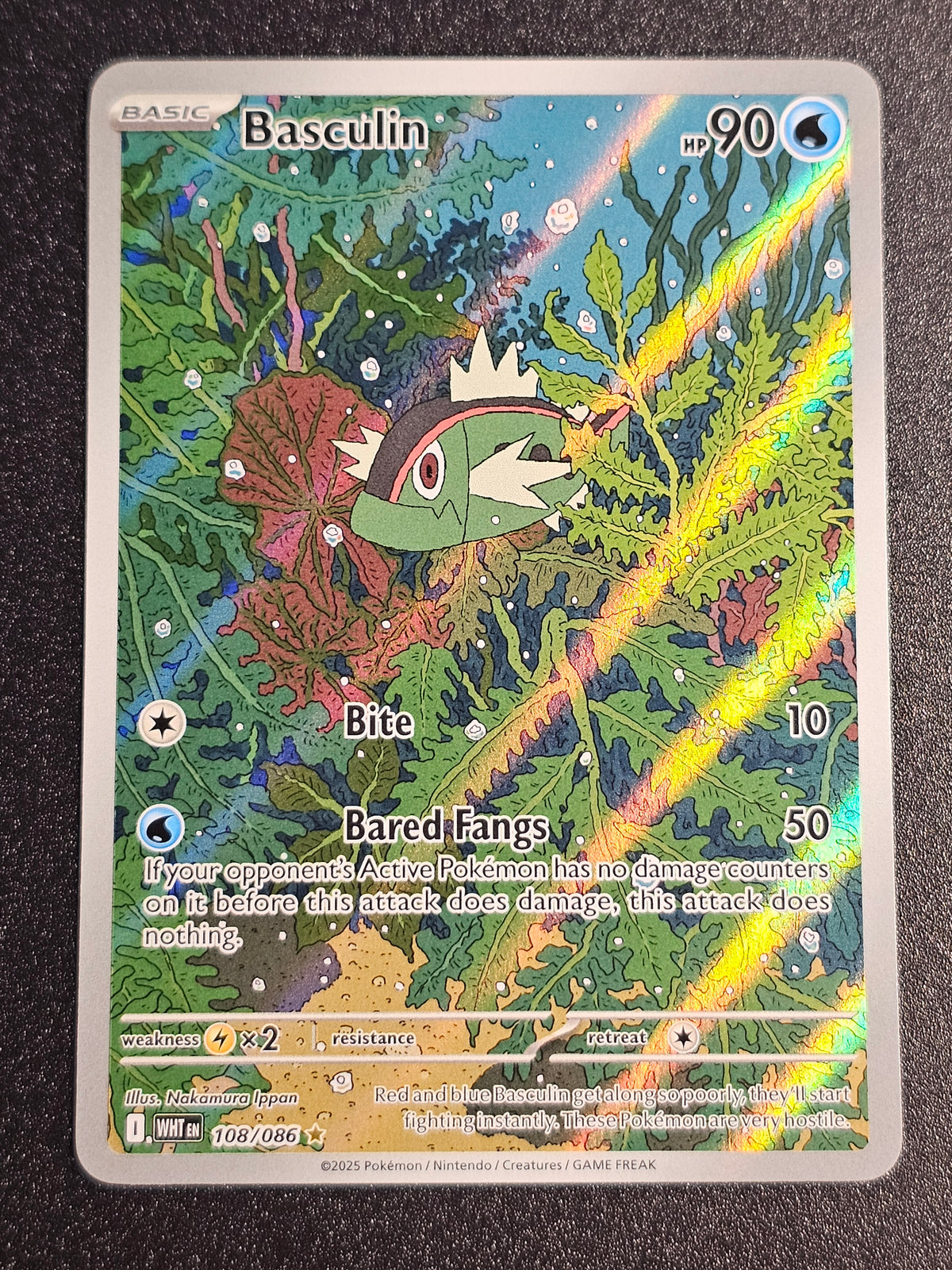 Pokemon TCG - Basculin 108/086 White Flare