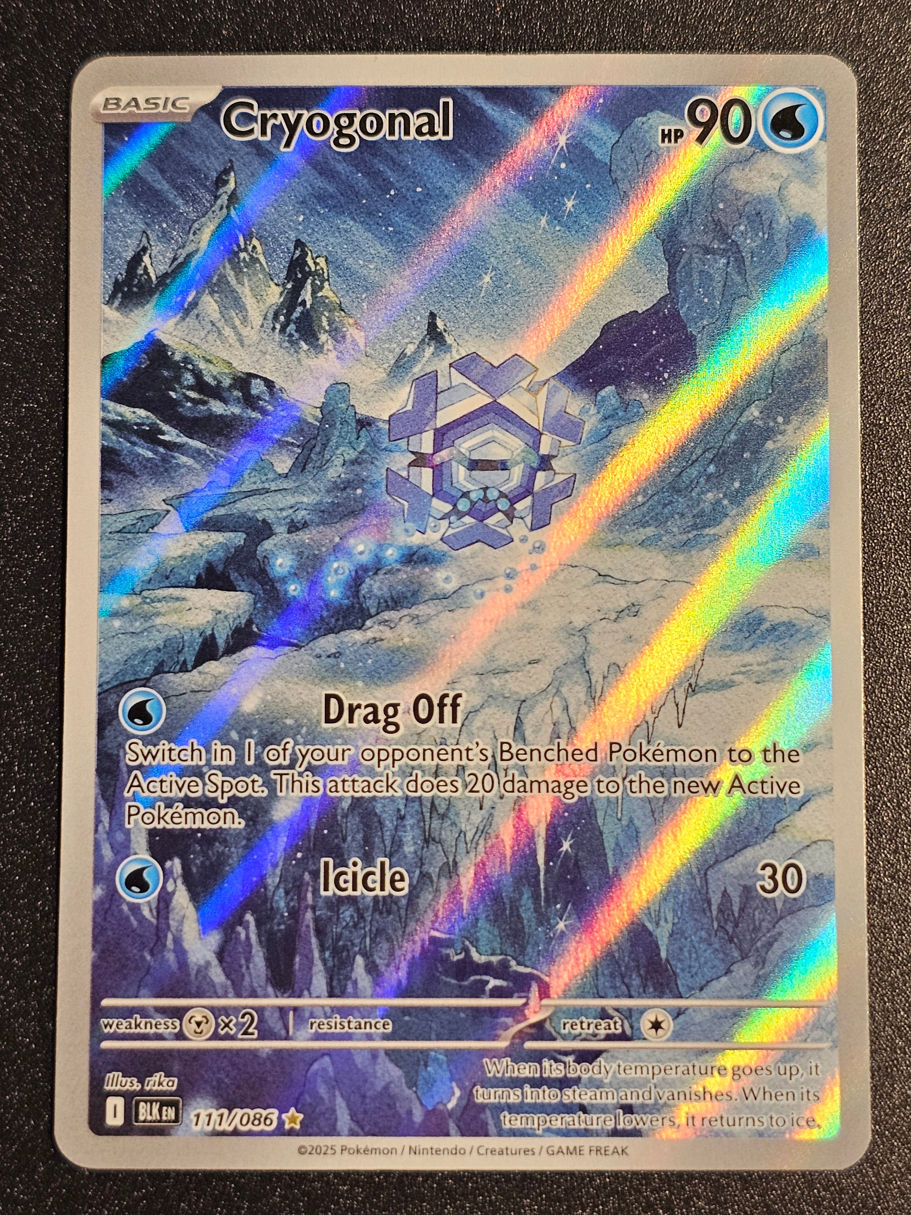 Pokemon TCG - Cryogonal 111/086 Black Bolt