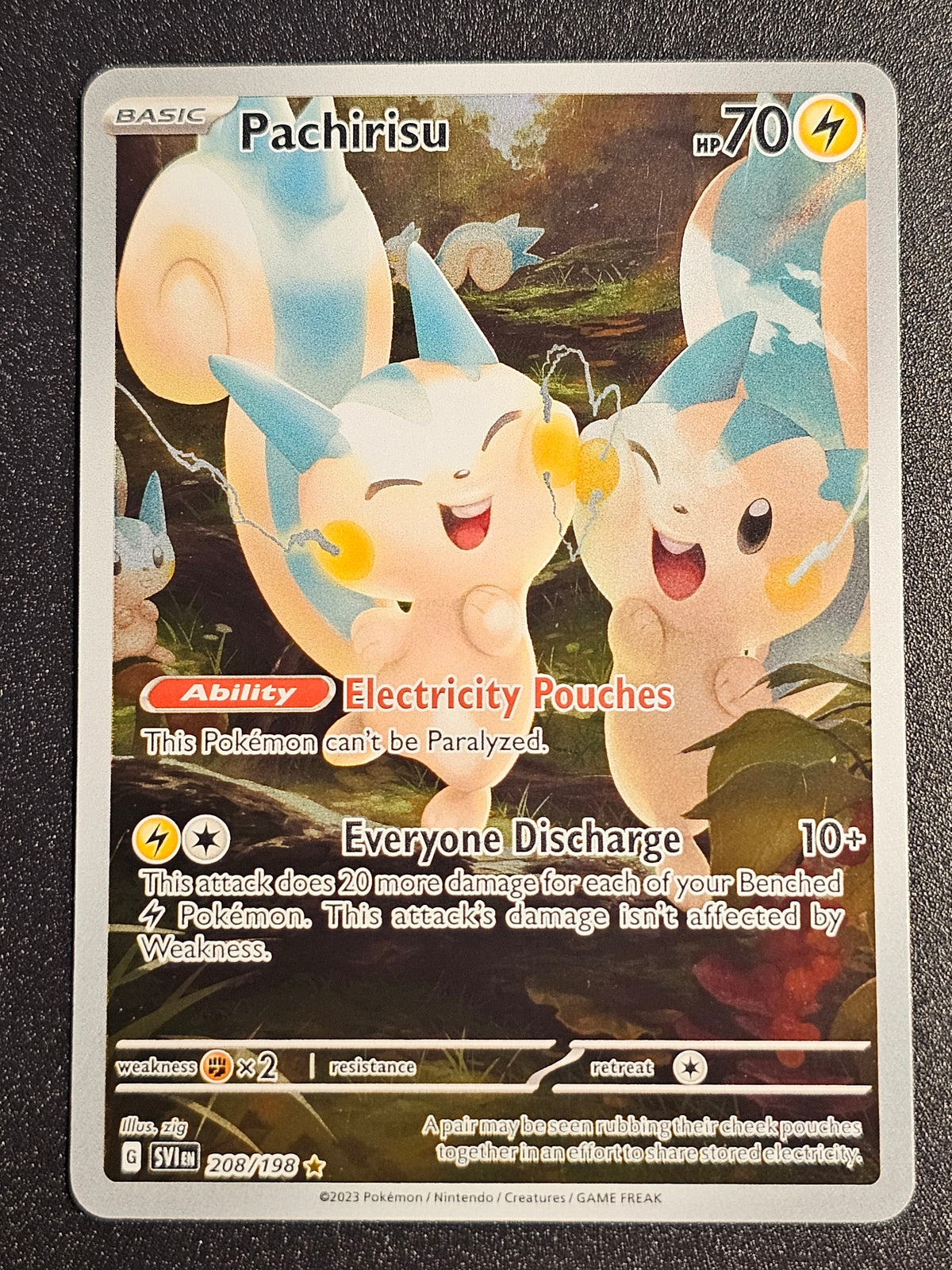 Pokemon TCG - Pachirisu 208/198 Scarlet & Violet Base Set