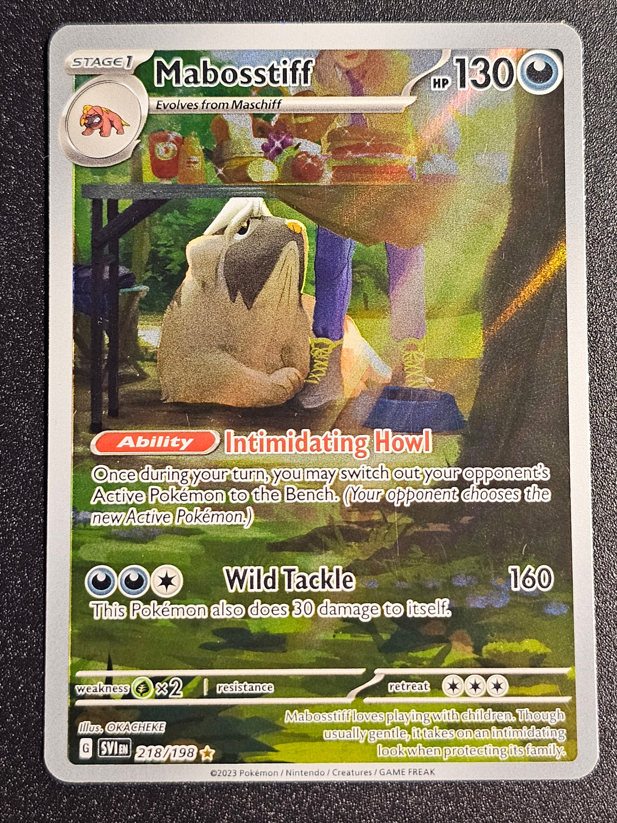 Pokemon TCG - Mabosstiff 218/198
