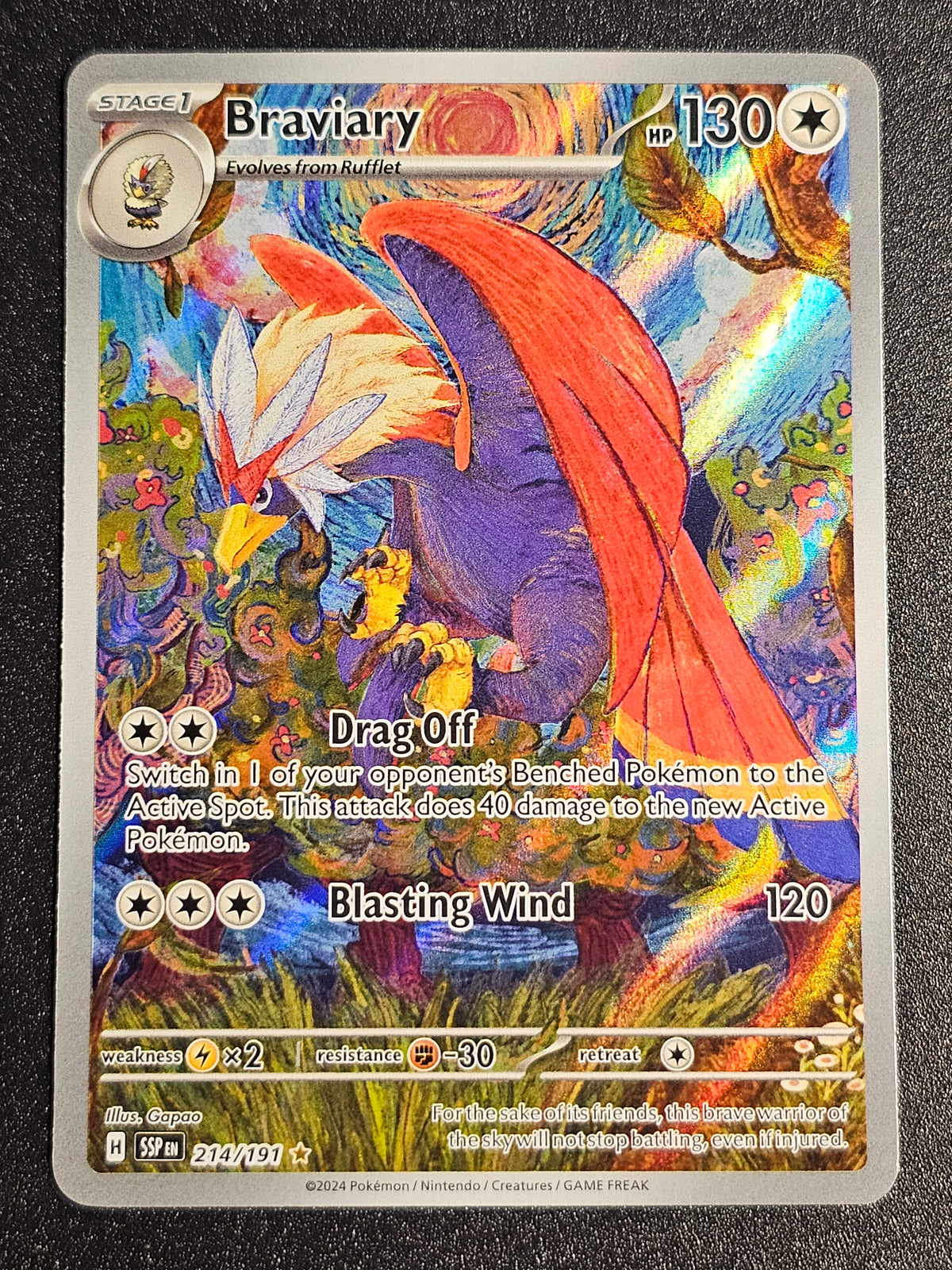 Pokemon TCG - Braviary 214/191 Surging Sparks