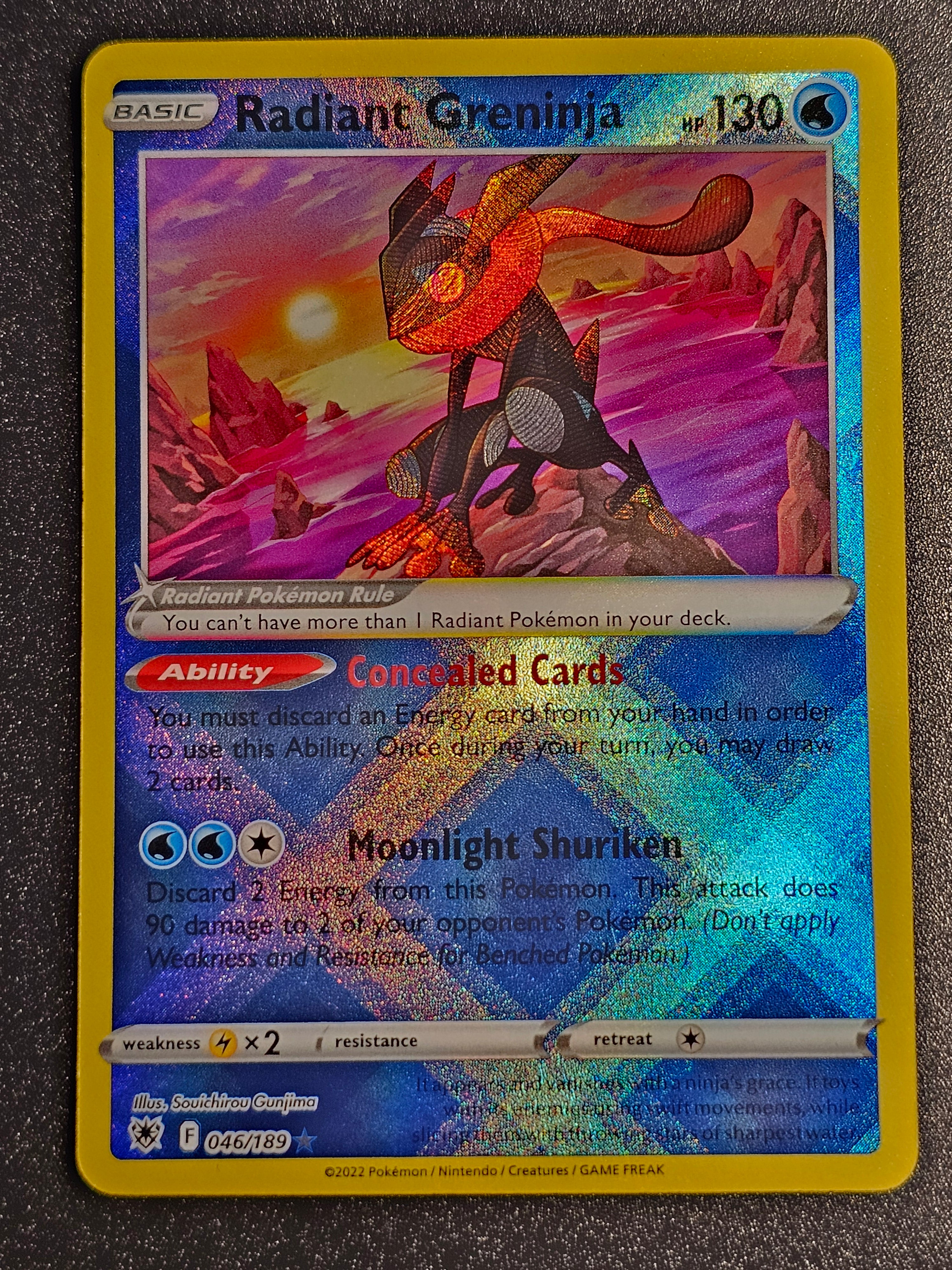 Pokemon TCG - Radiant Greninja 046/189