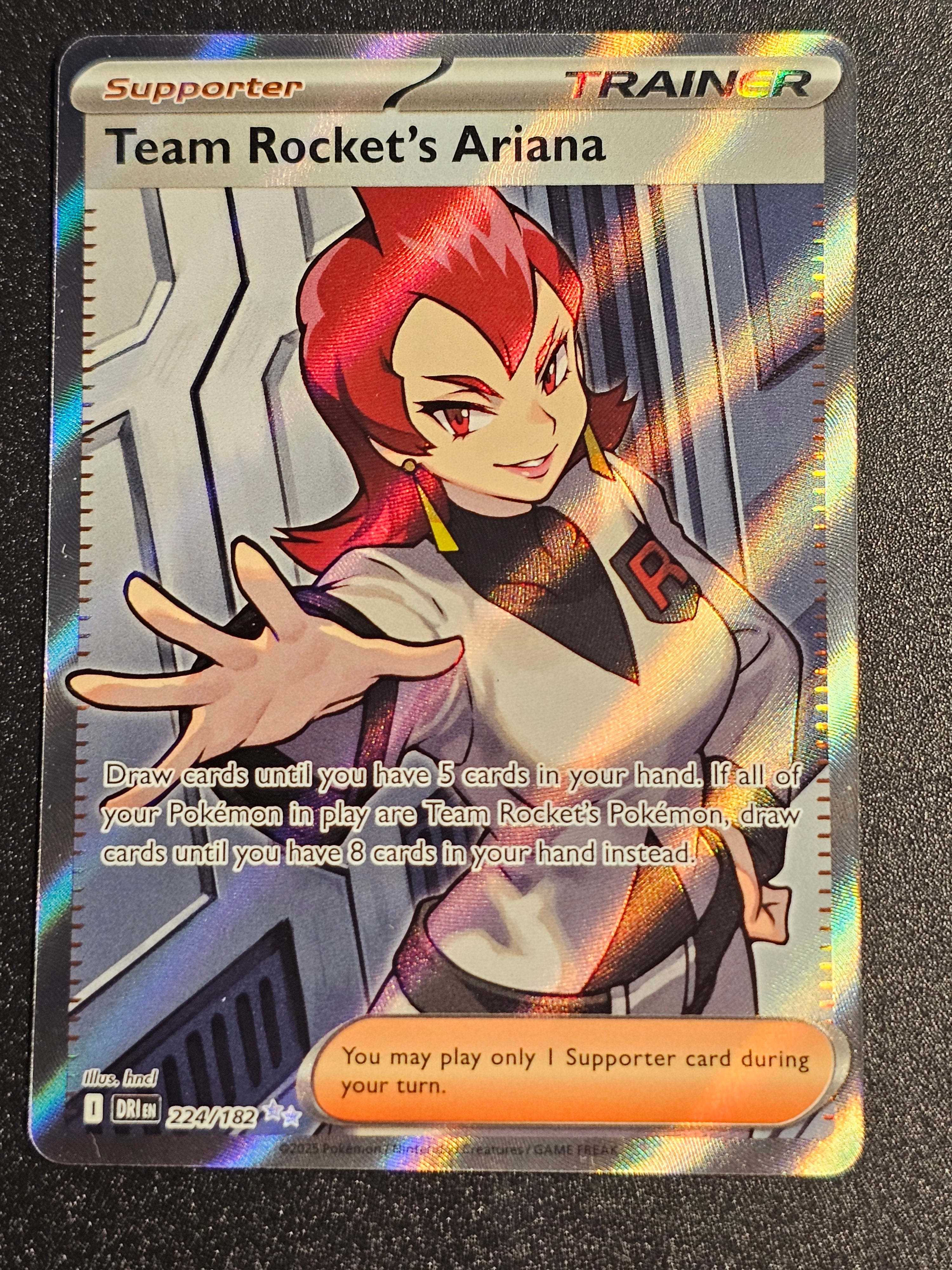 Pokemon TCG - Team Rocket's Ariana 224/182 Destined Rivals