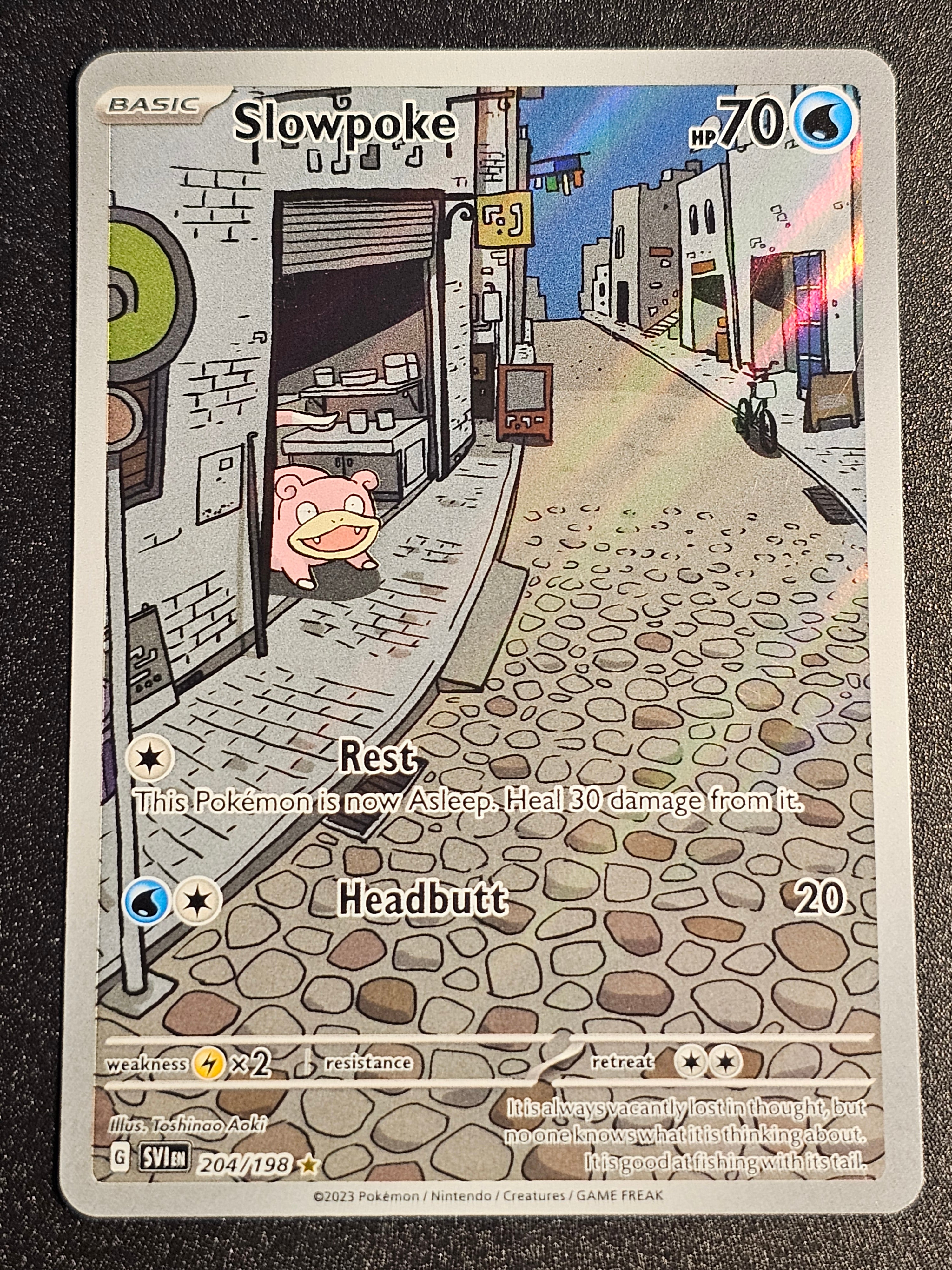 Pokemon TCG - Slowpoke 204/198 Scarlet & Violet Base Set