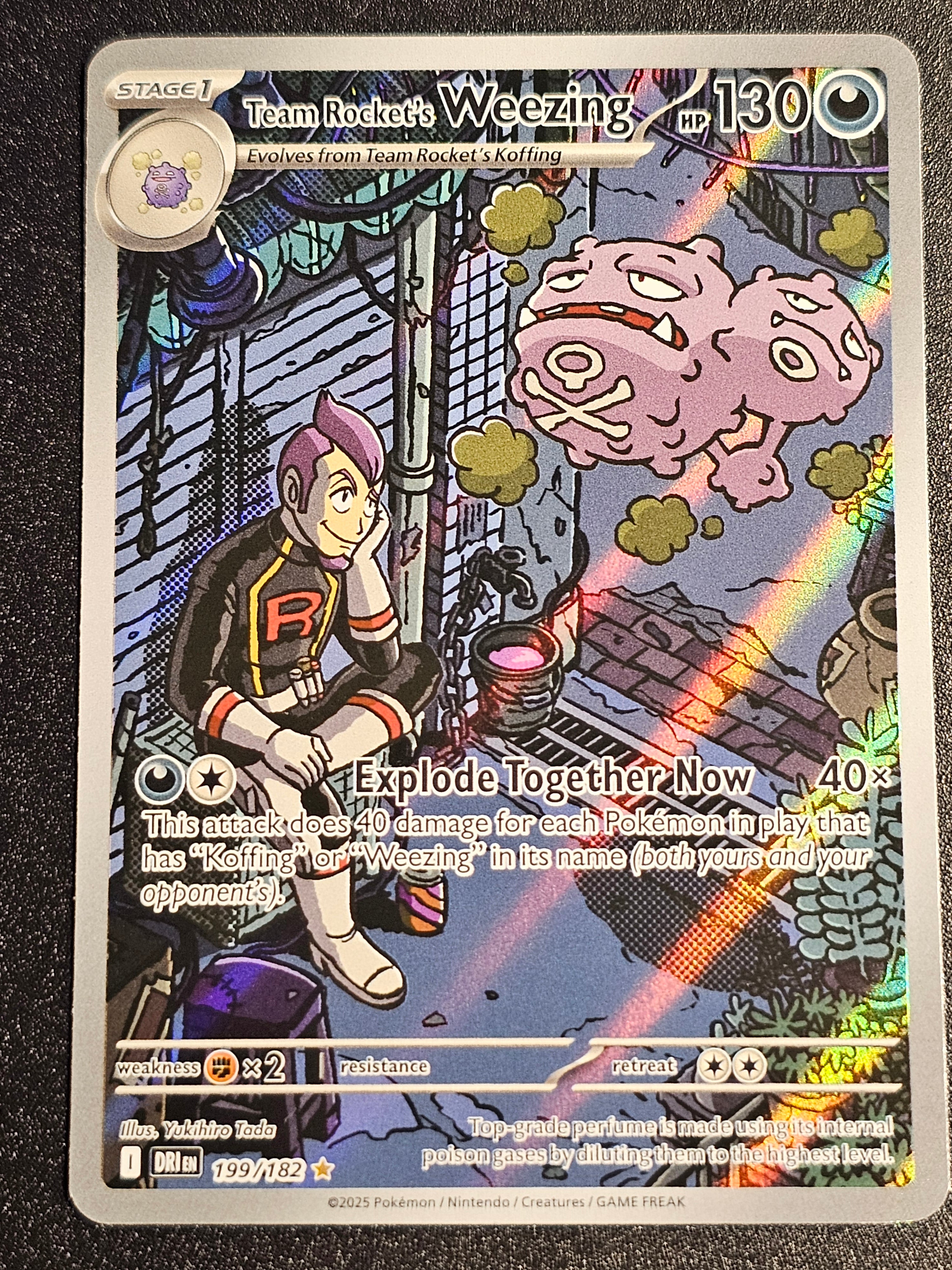 Pokemon TCG - Team Rocket's Wheezing 199/182 Destined Rivals
