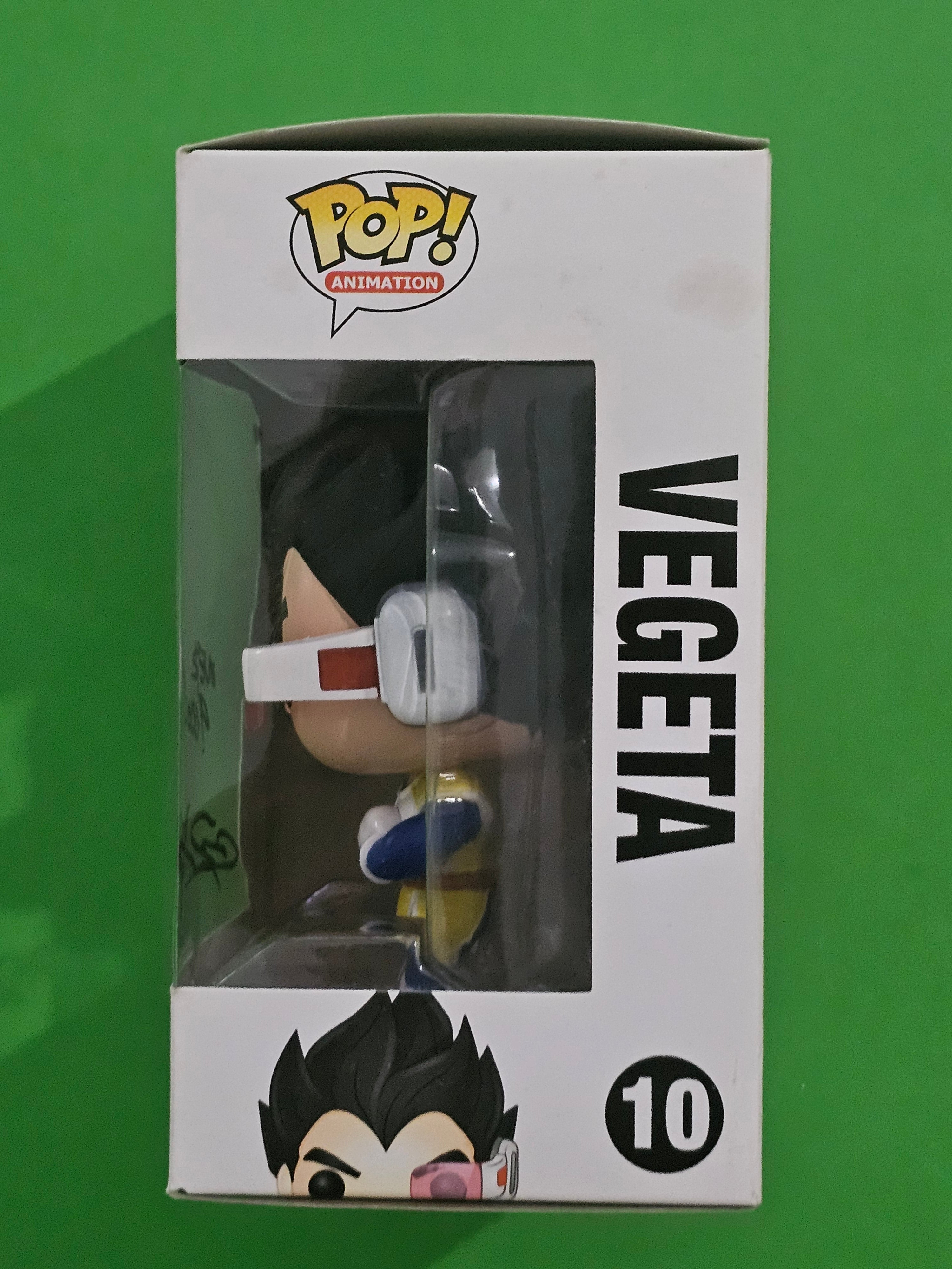 Dragon Ball Z Signed Vegeta Christopher Sabat Pop Vinyl Collection