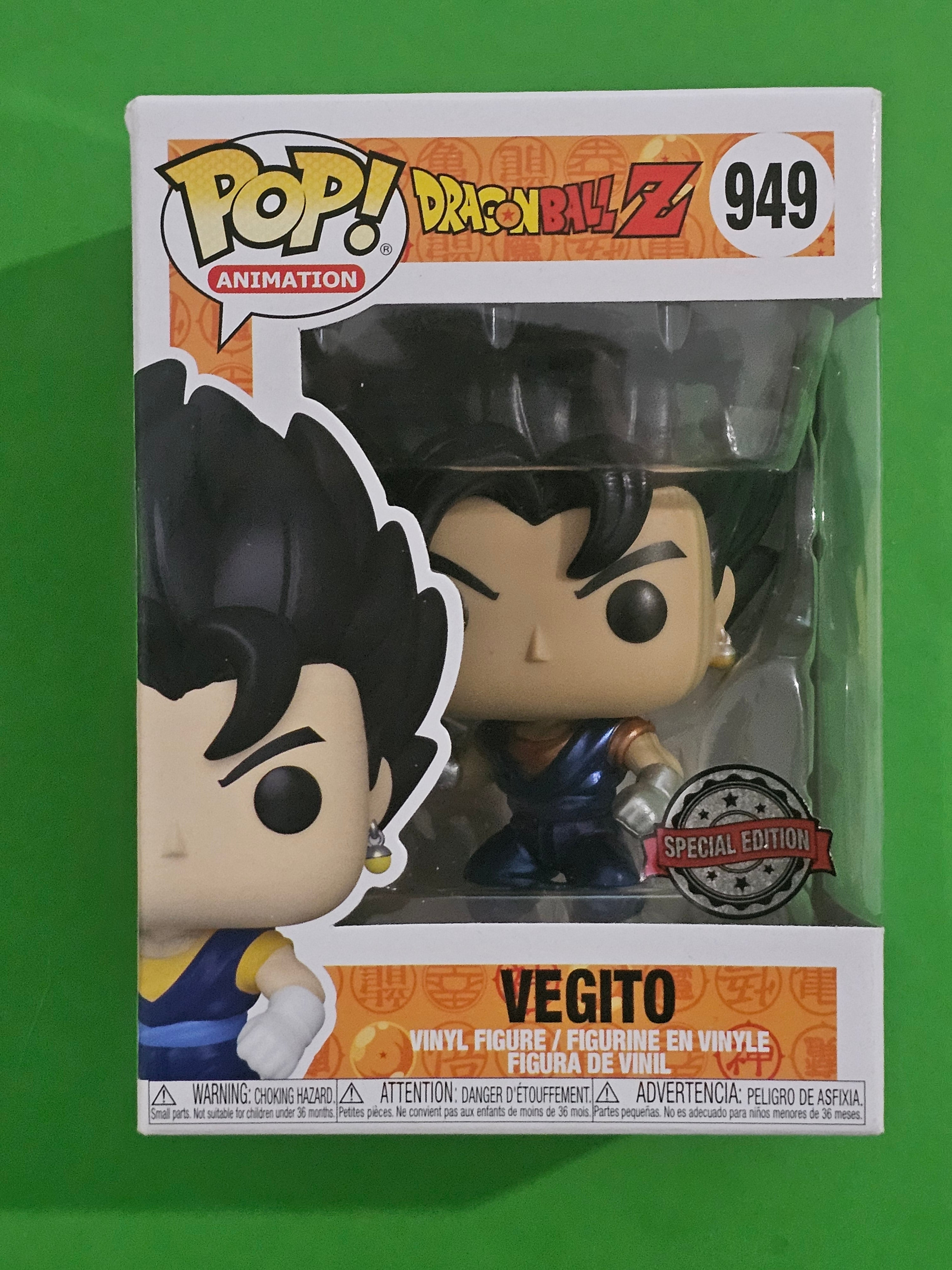 Dragon Ball Z Signed Vegeta Christopher Sabat Pop Vinyl Collection