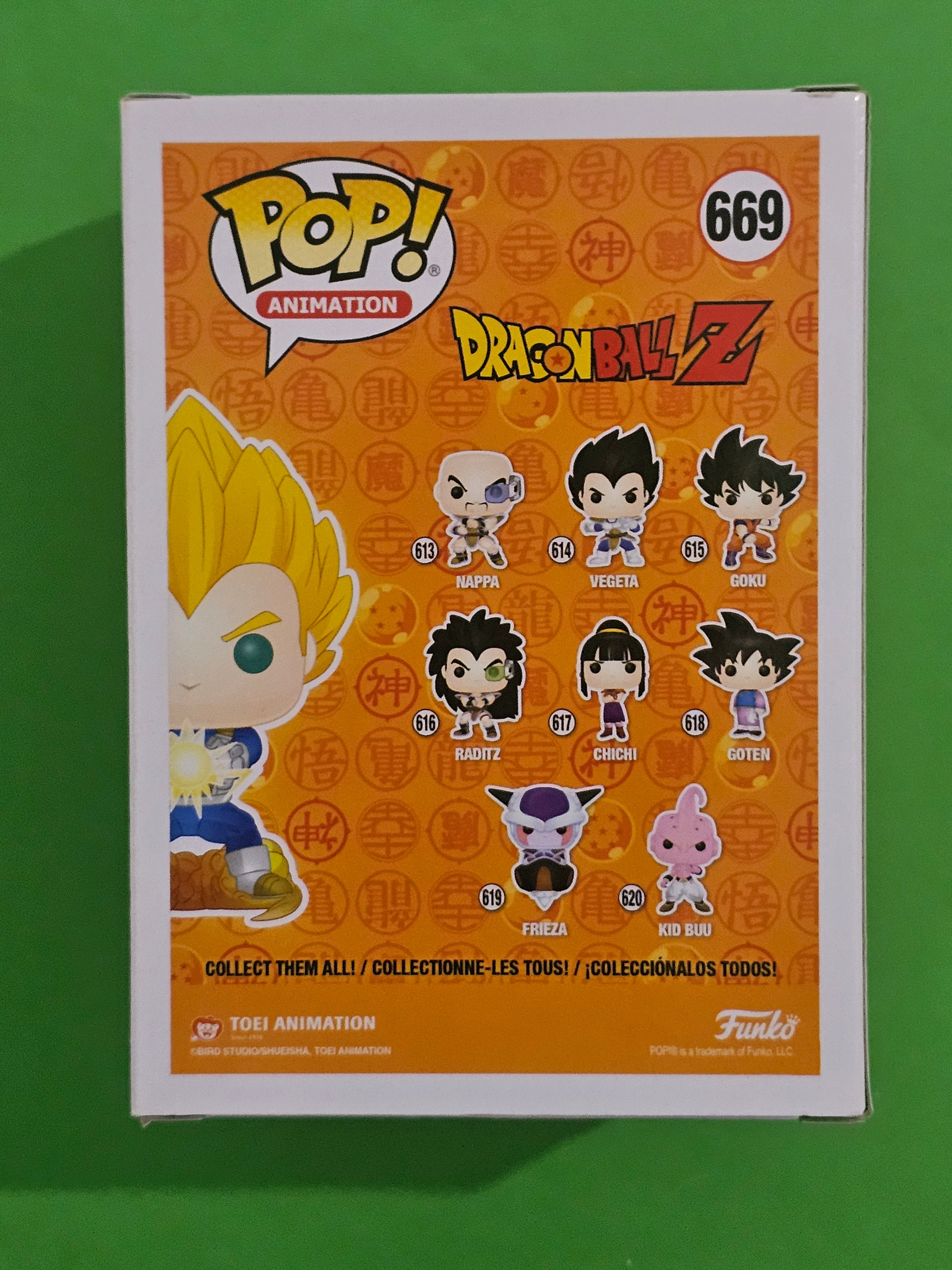 Dragon Ball Z Signed Vegeta Christopher Sabat Pop Vinyl Collection
