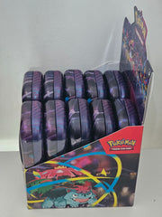Pokemon Mega Heroes Mini Tin Display