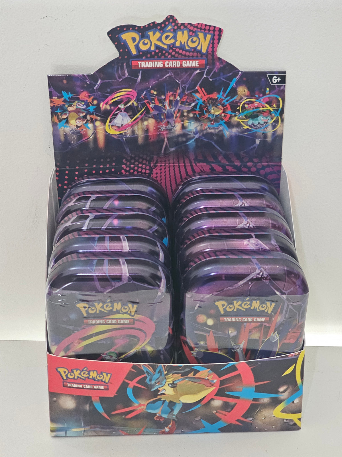 Pokemon Mega Heroes Mini Tin Display