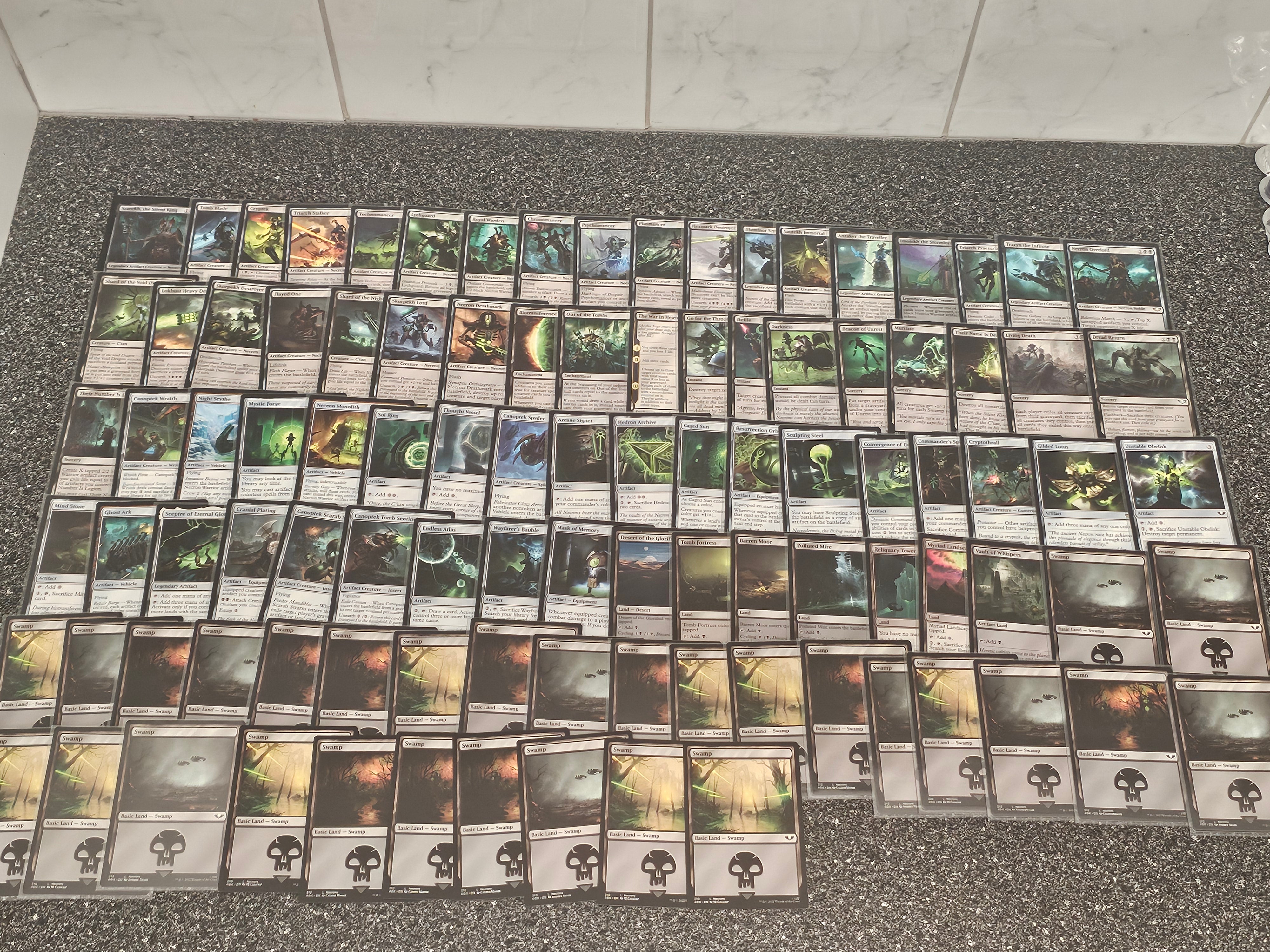 Magic the Gathering Necron Dynasties Commander Deck