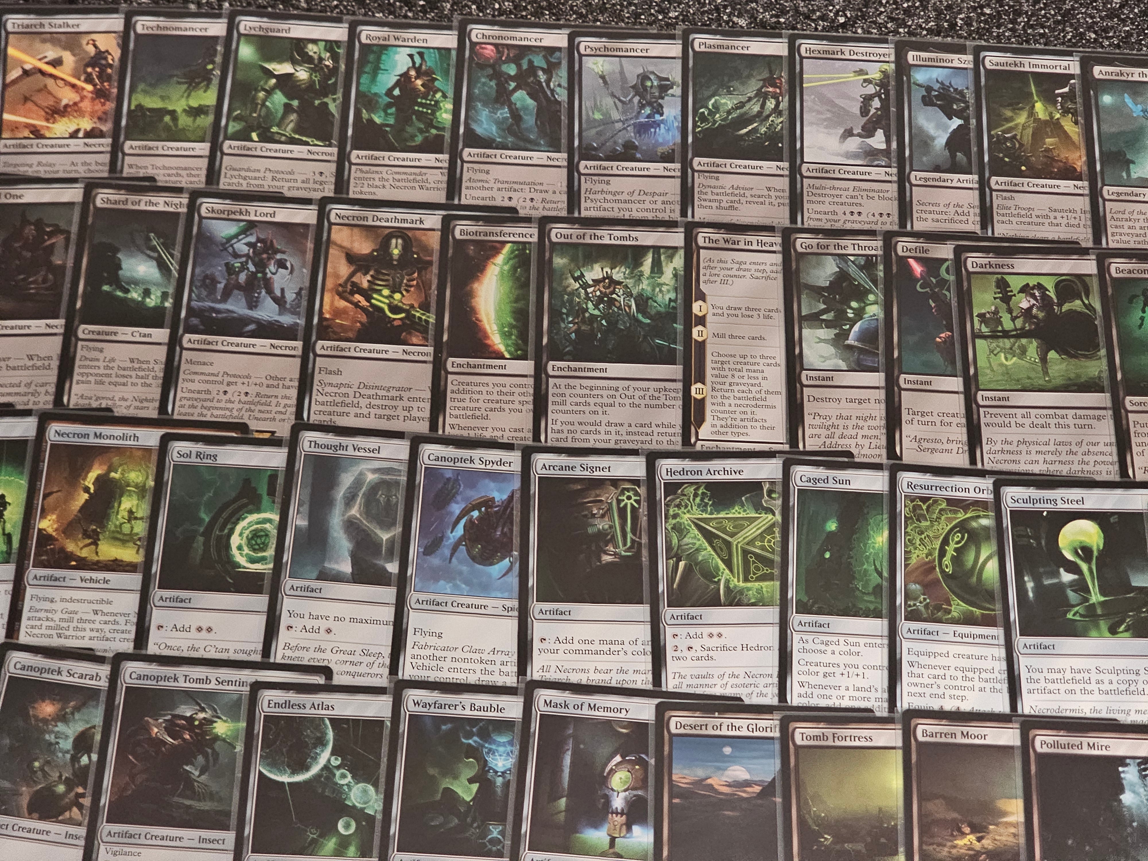 Magic the Gathering Necron Dynasties Commander Deck