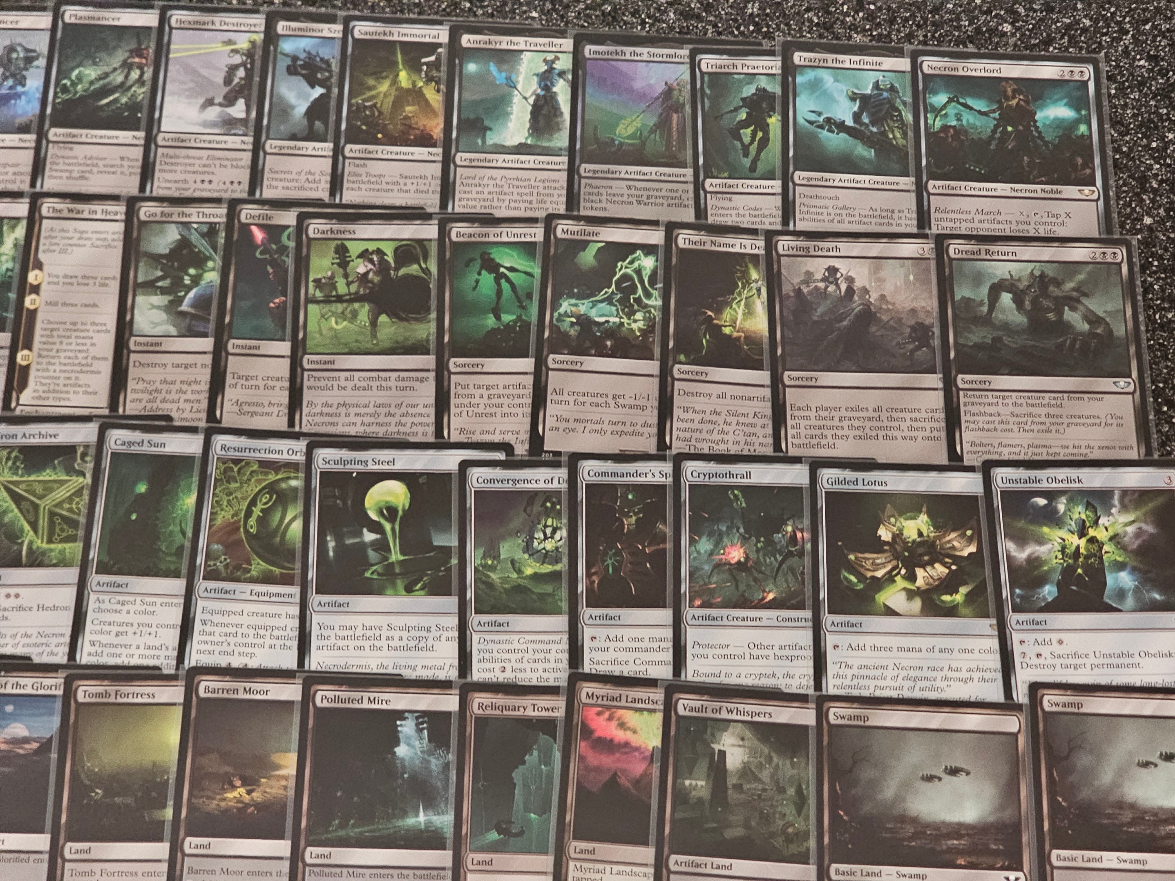 Magic the Gathering Necron Dynasties Commander Deck