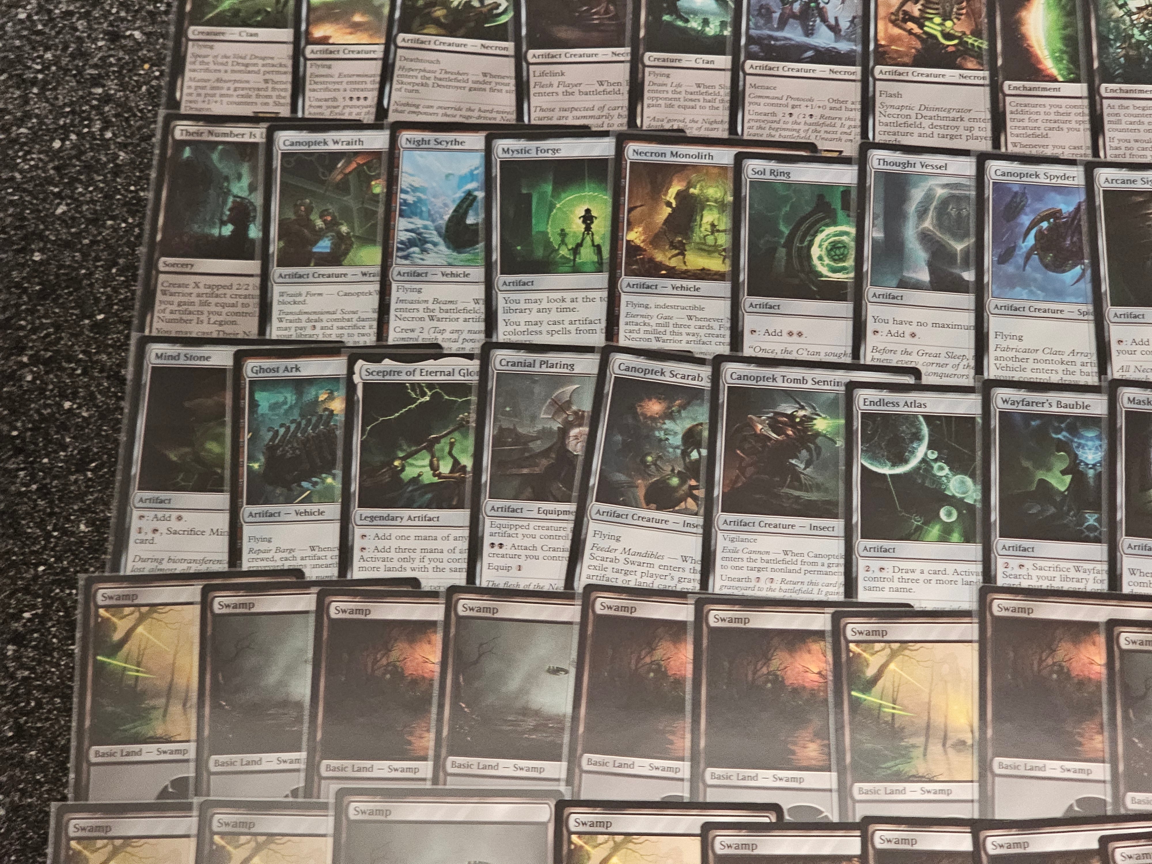 Magic the Gathering Necron Dynasties Commander Deck