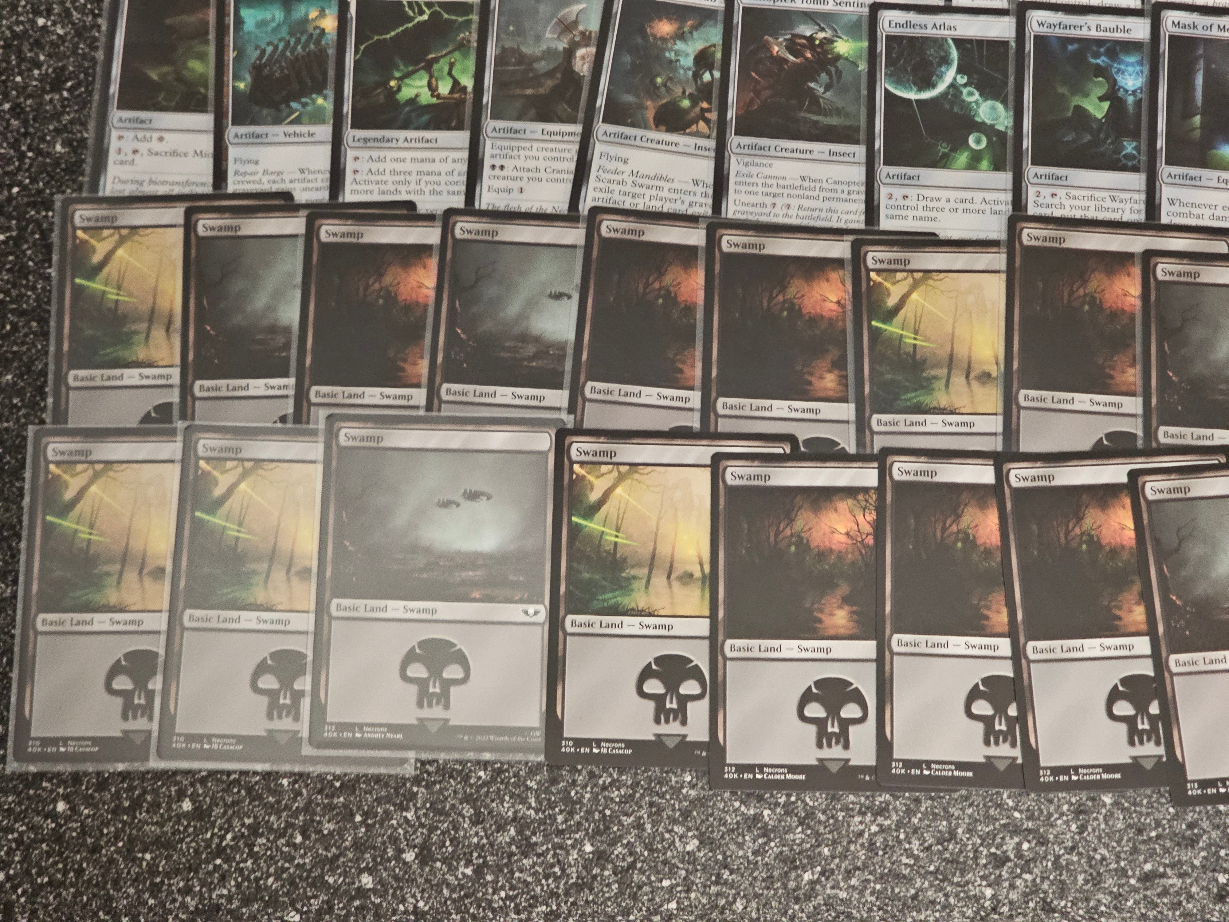 Magic the Gathering Necron Dynasties Commander Deck