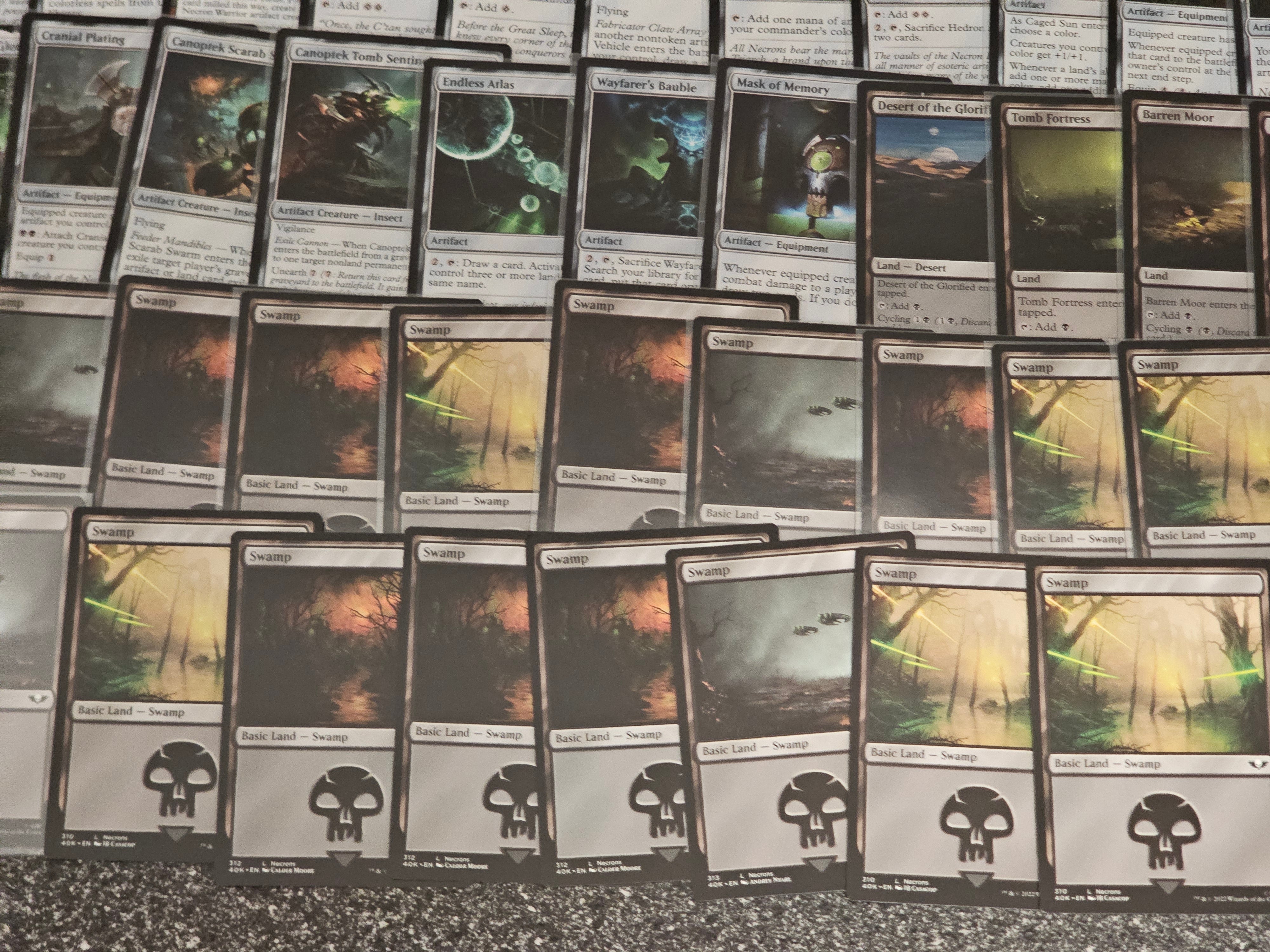 Magic the Gathering Necron Dynasties Commander Deck