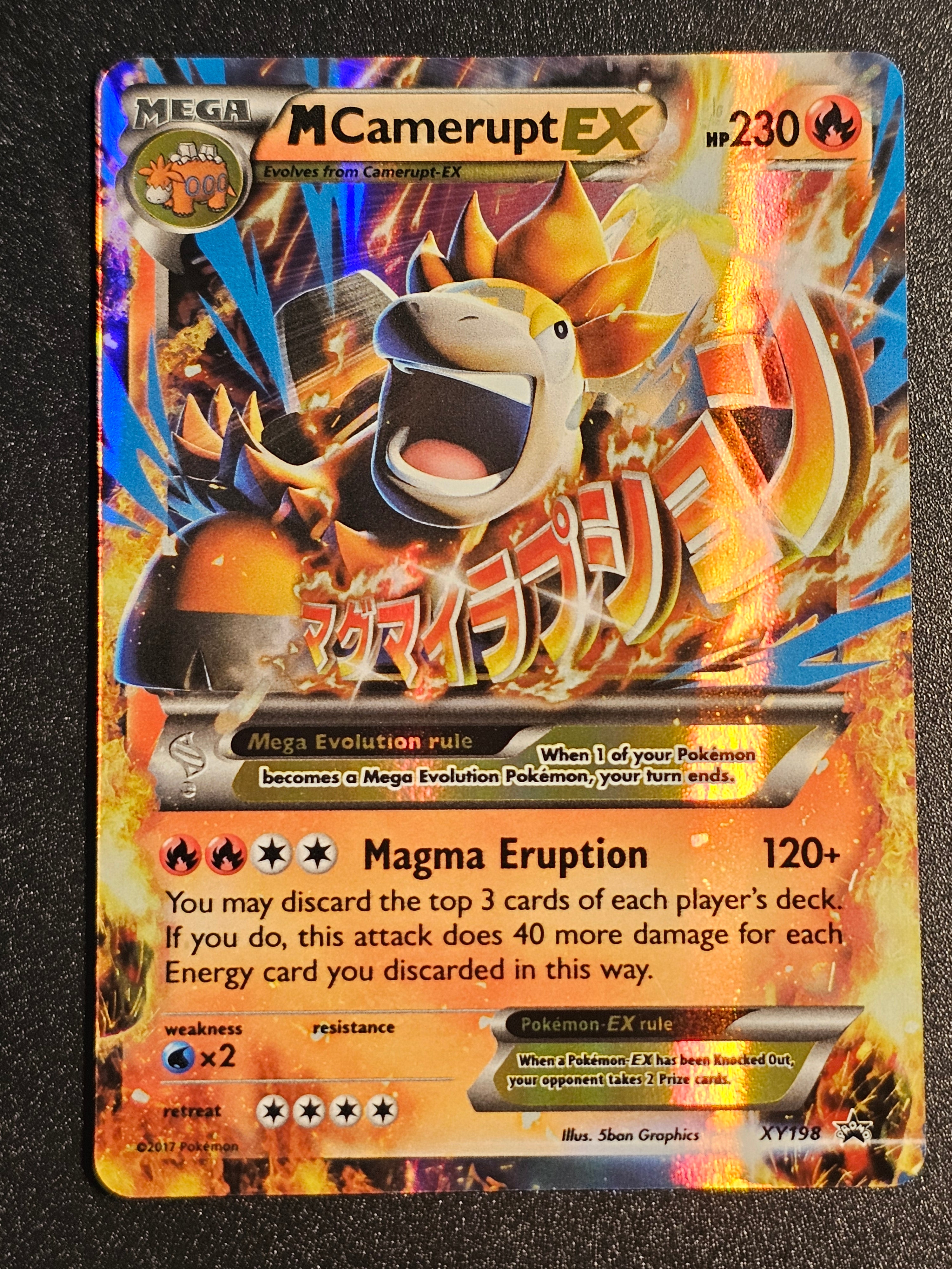 Pokemon TCG - Mega Camerupt EX XY198