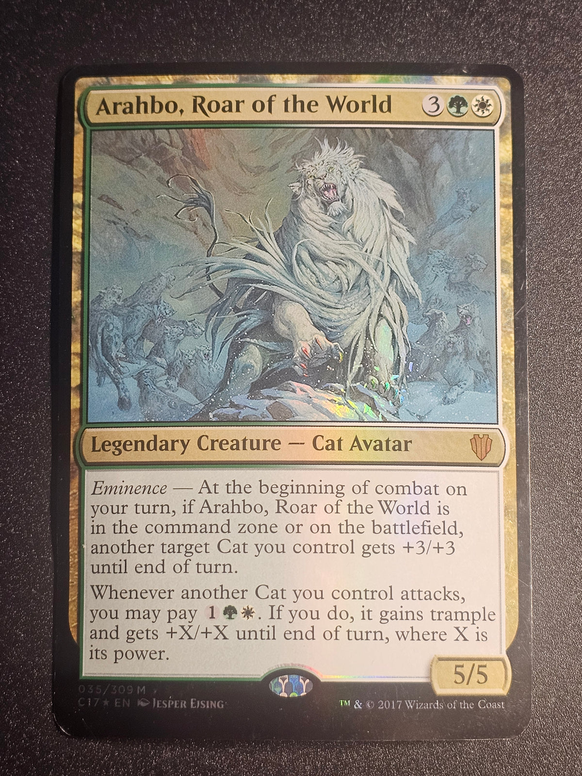 MTG - Arahbo, Roar of the World C17 Oversized