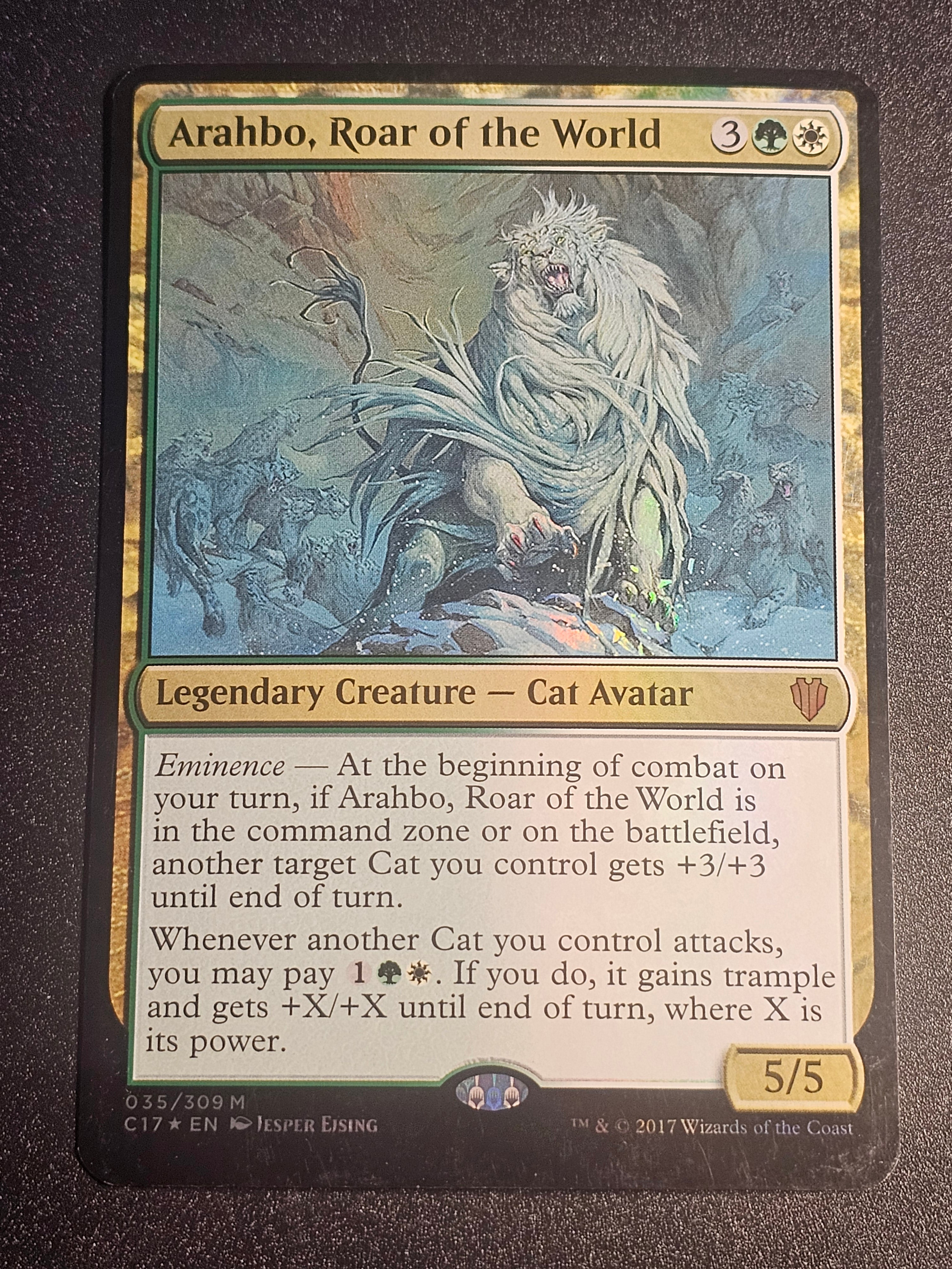 MTG - Arahbo, Roar of the World C17 Oversized