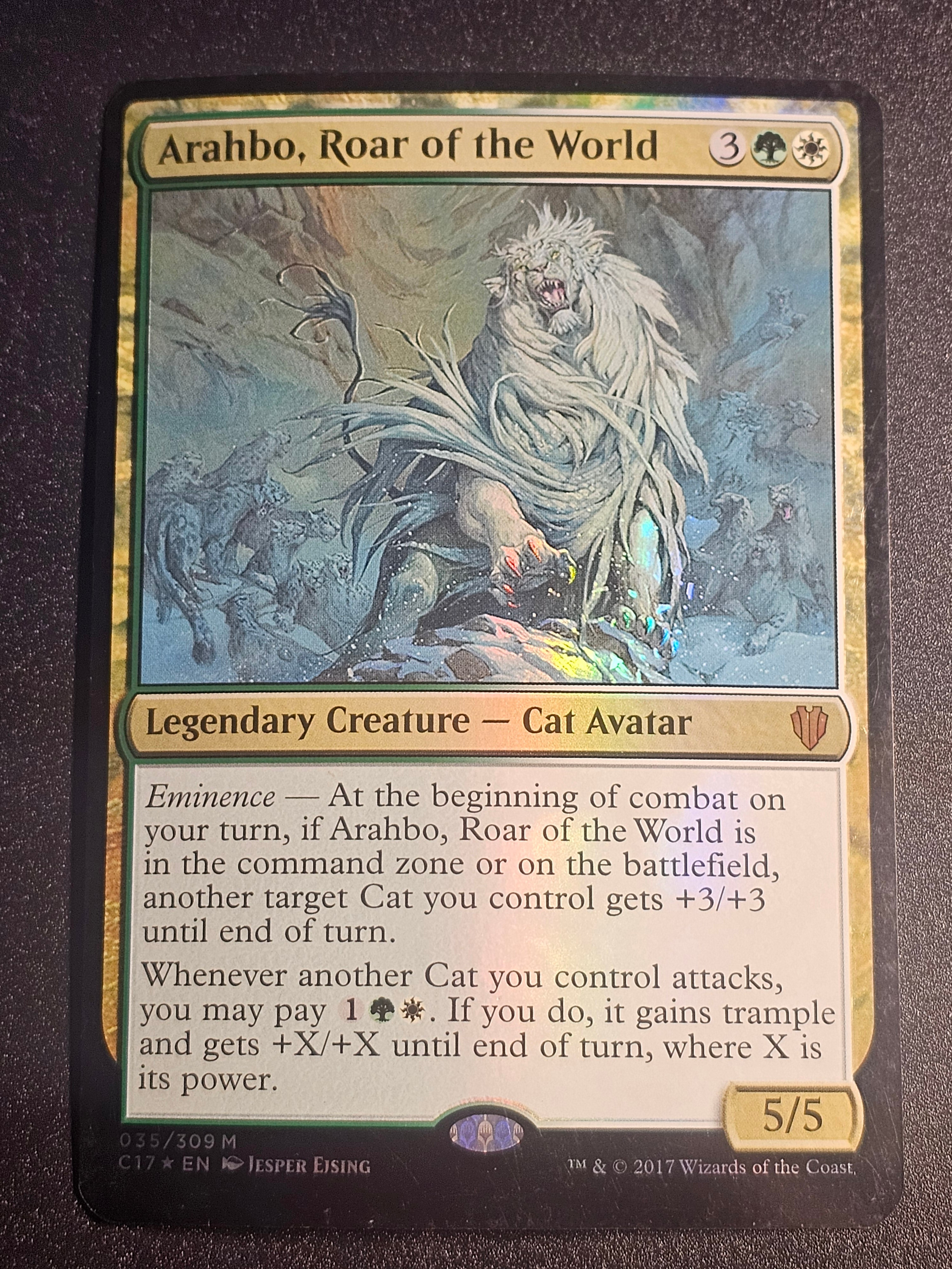 MTG - Arahbo, Roar of the World C17 Oversized