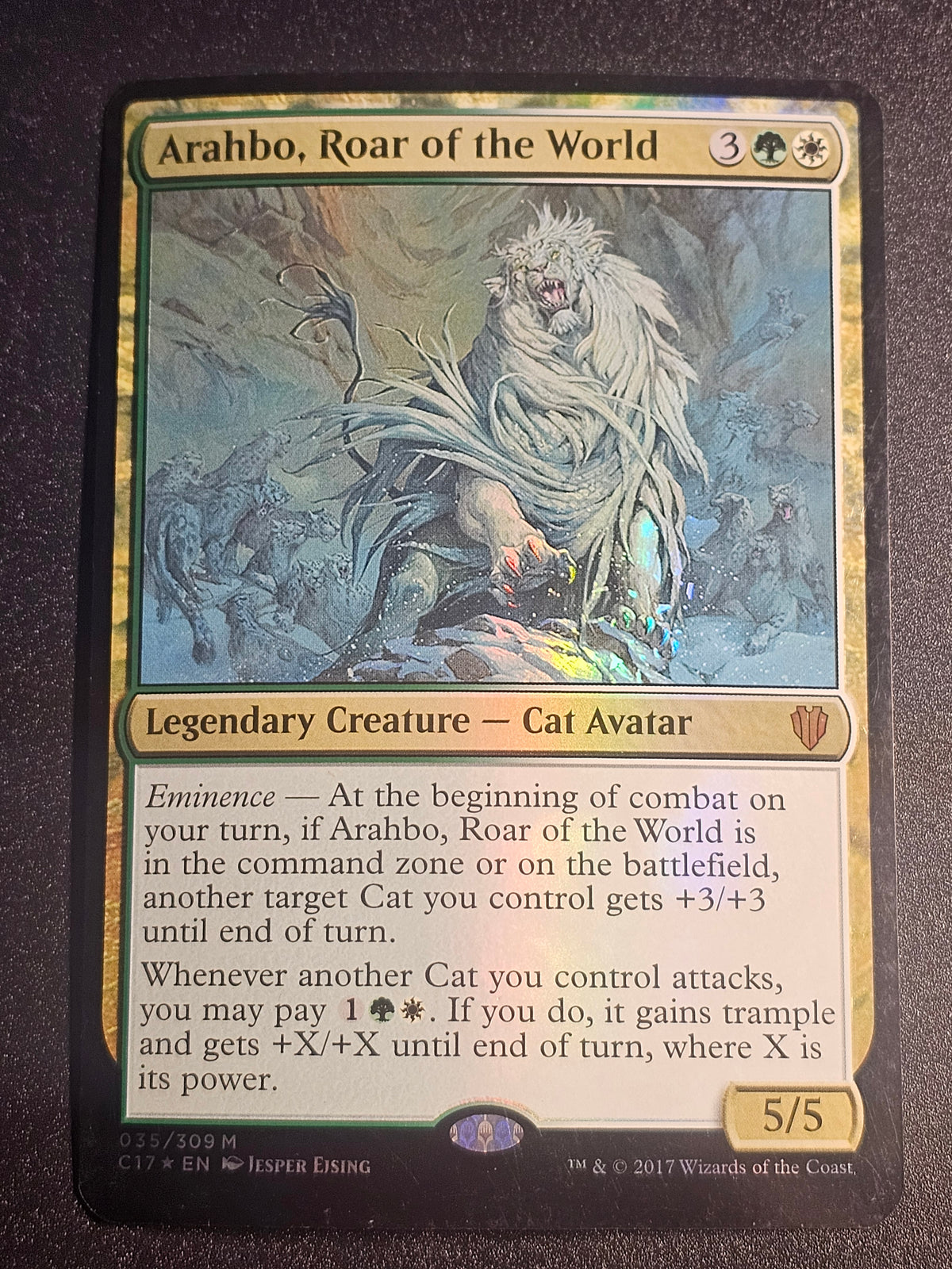 MTG - Arahbo, Roar of the World C17 Oversized