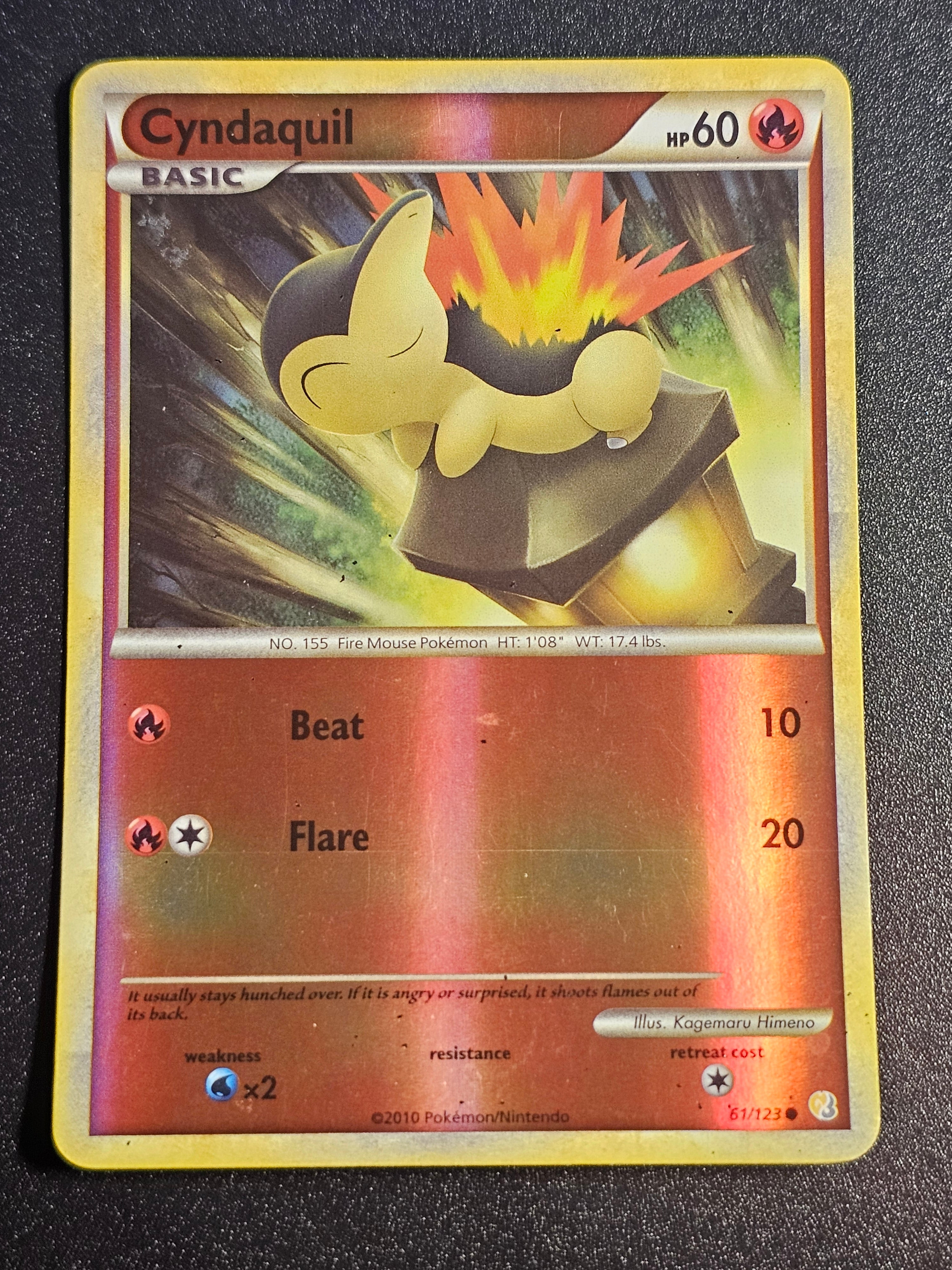 Pokemon TCG - Cyndaquil 61/123 Reverse Holo
