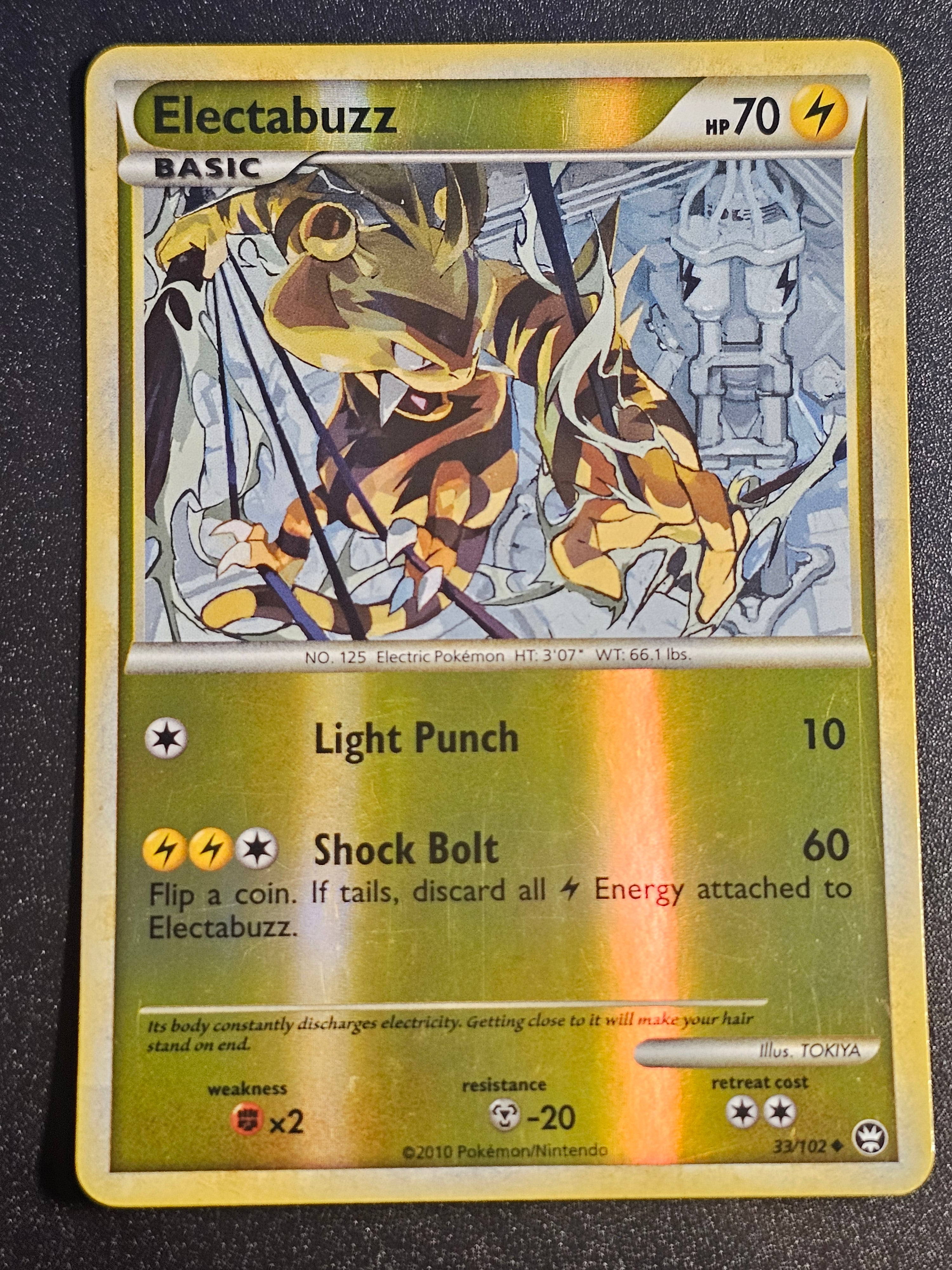 Pokemon TCG - Electabuzz 33/102 Reverse Holo