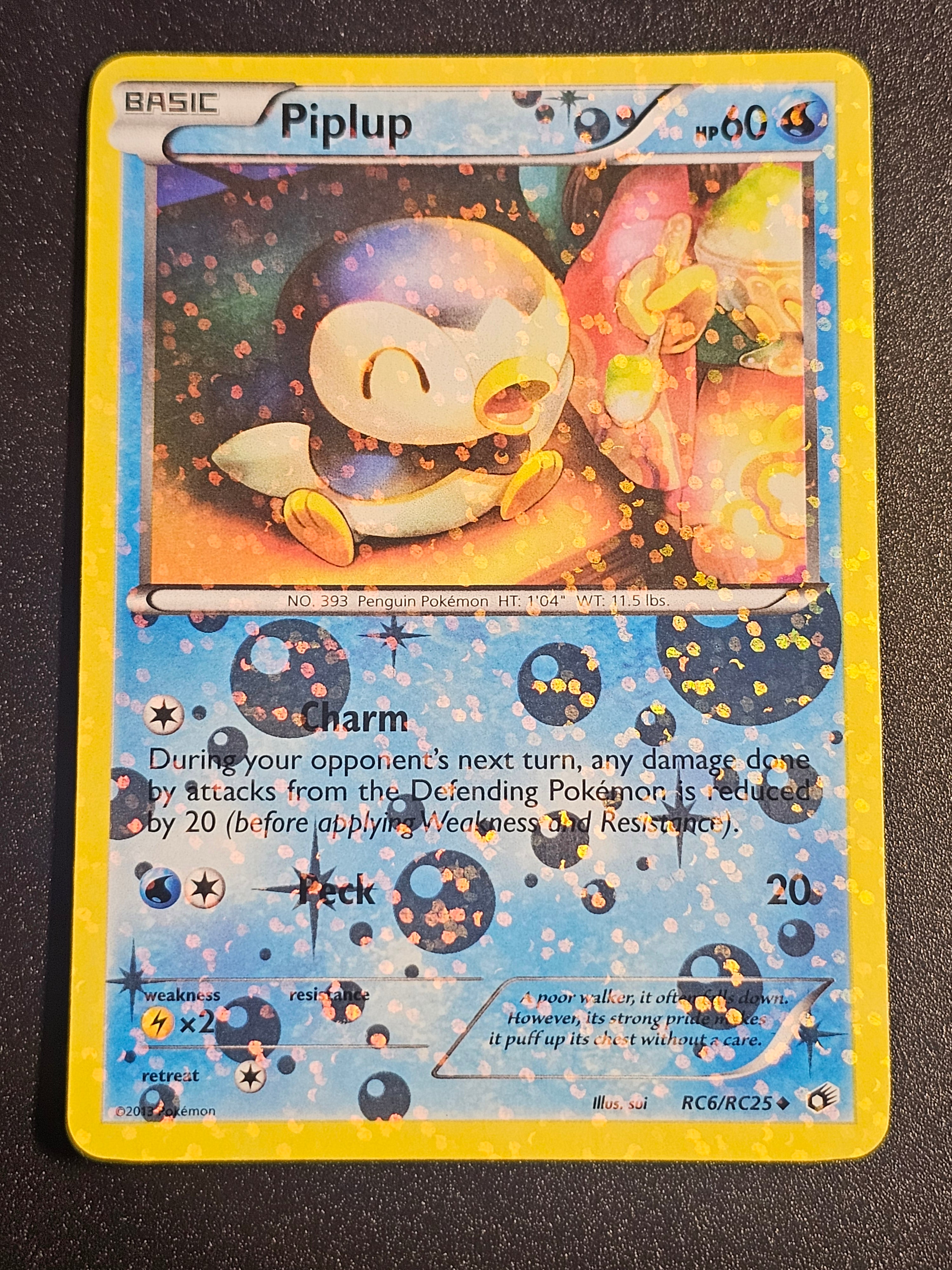 Pokemon TCG - Piplup RC6/RC25