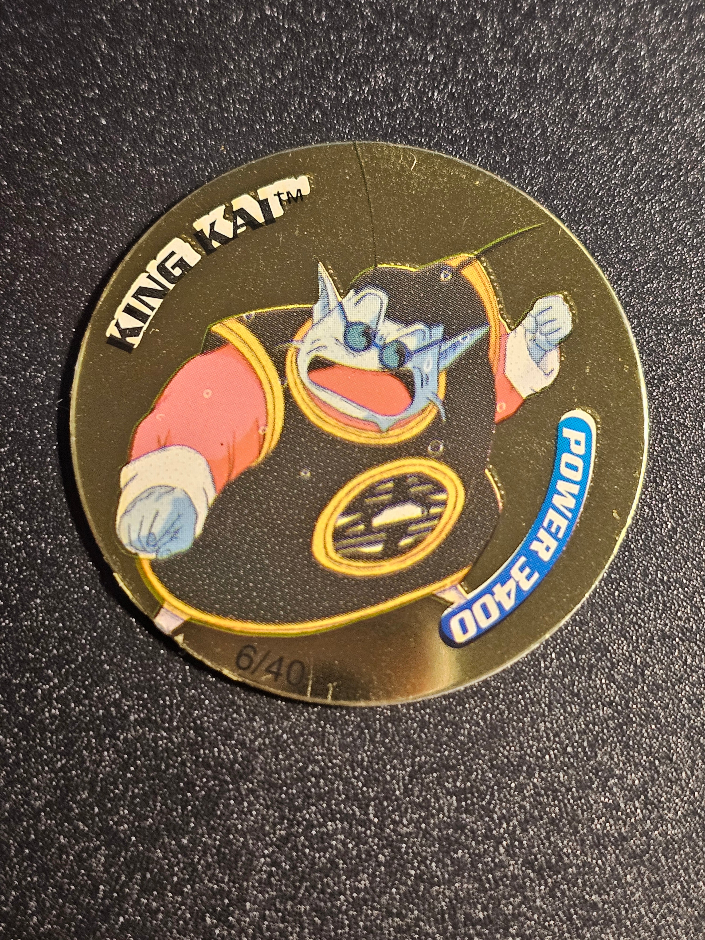 DBZ Tazo - King Kai Gold