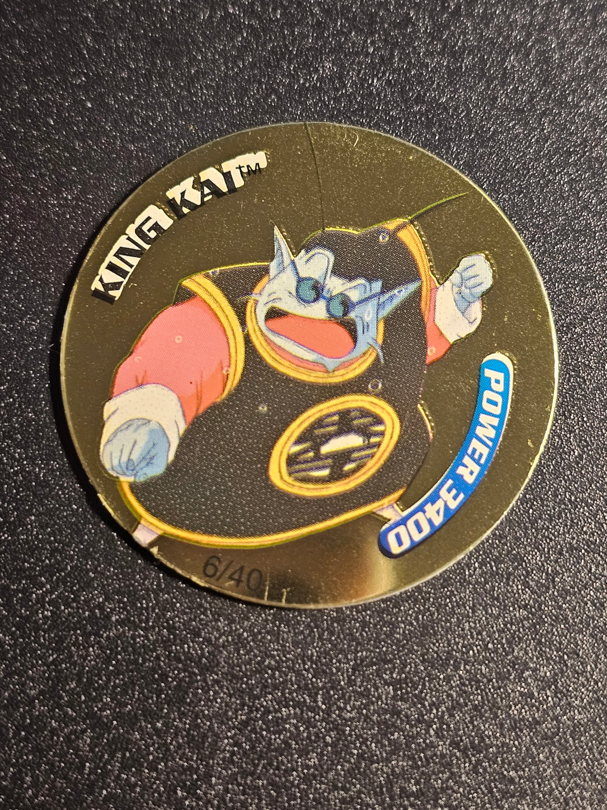 DBZ Tazo - King Kai Gold