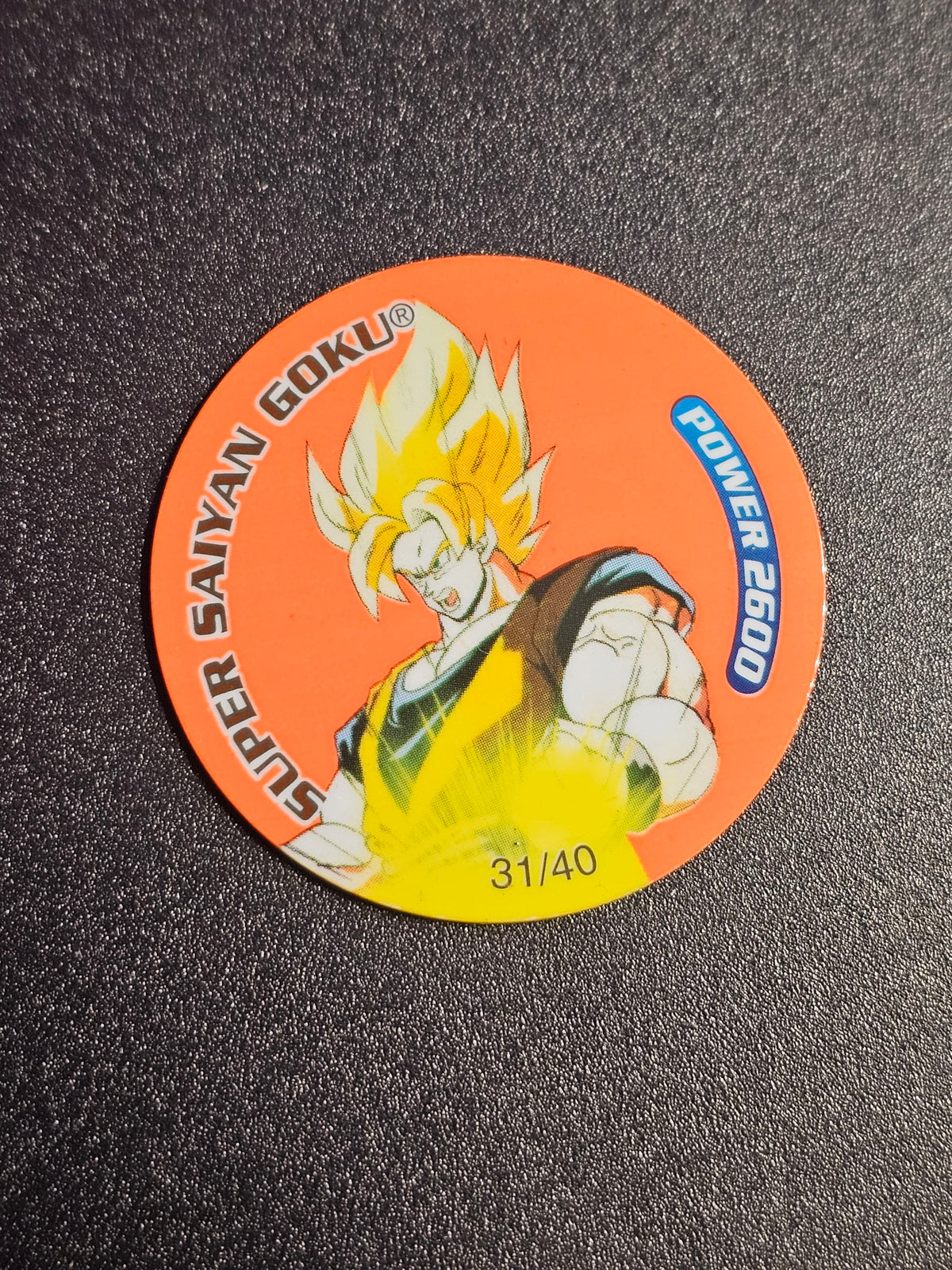 DBZ Tazo - Super Saiyan Goku Fluro