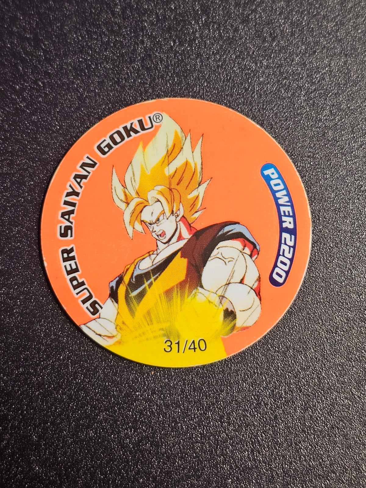 DBZ Tazo - Super Saiyan Goku Fluro