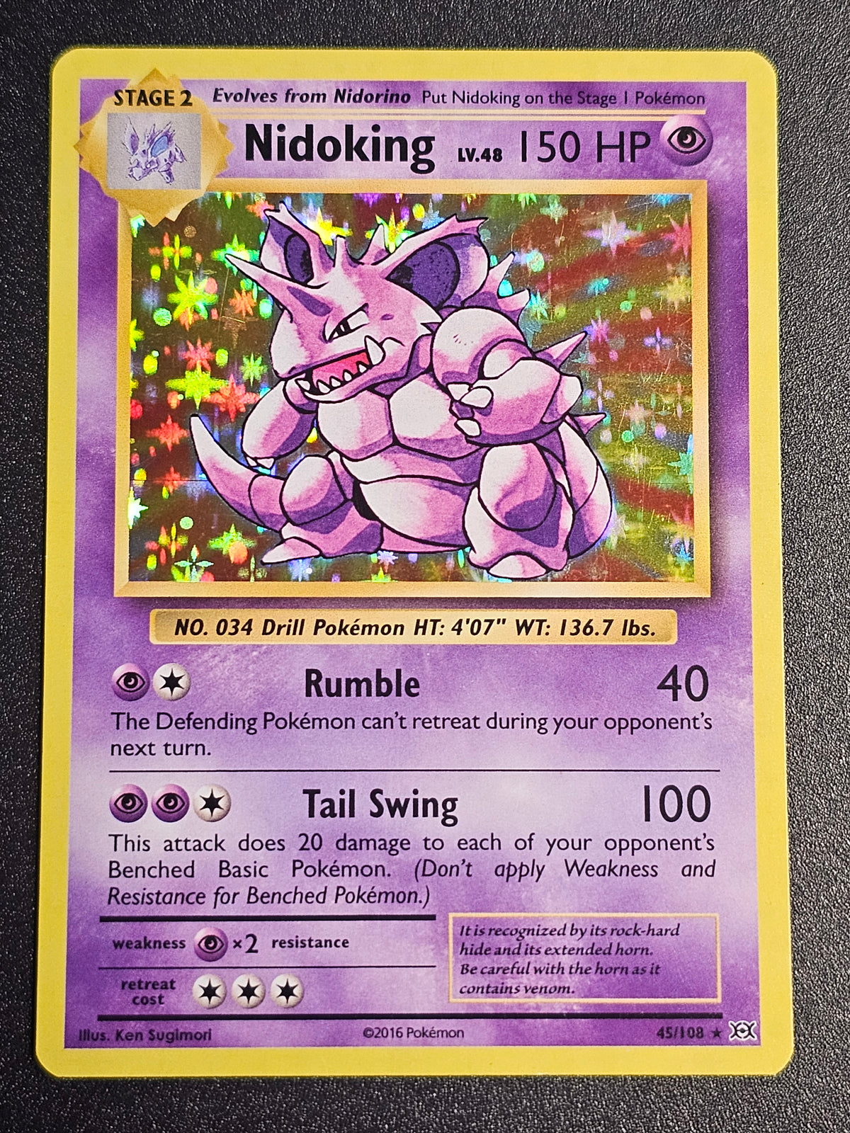 Pokemon TCG - Nidoking 45/108 Evolutions