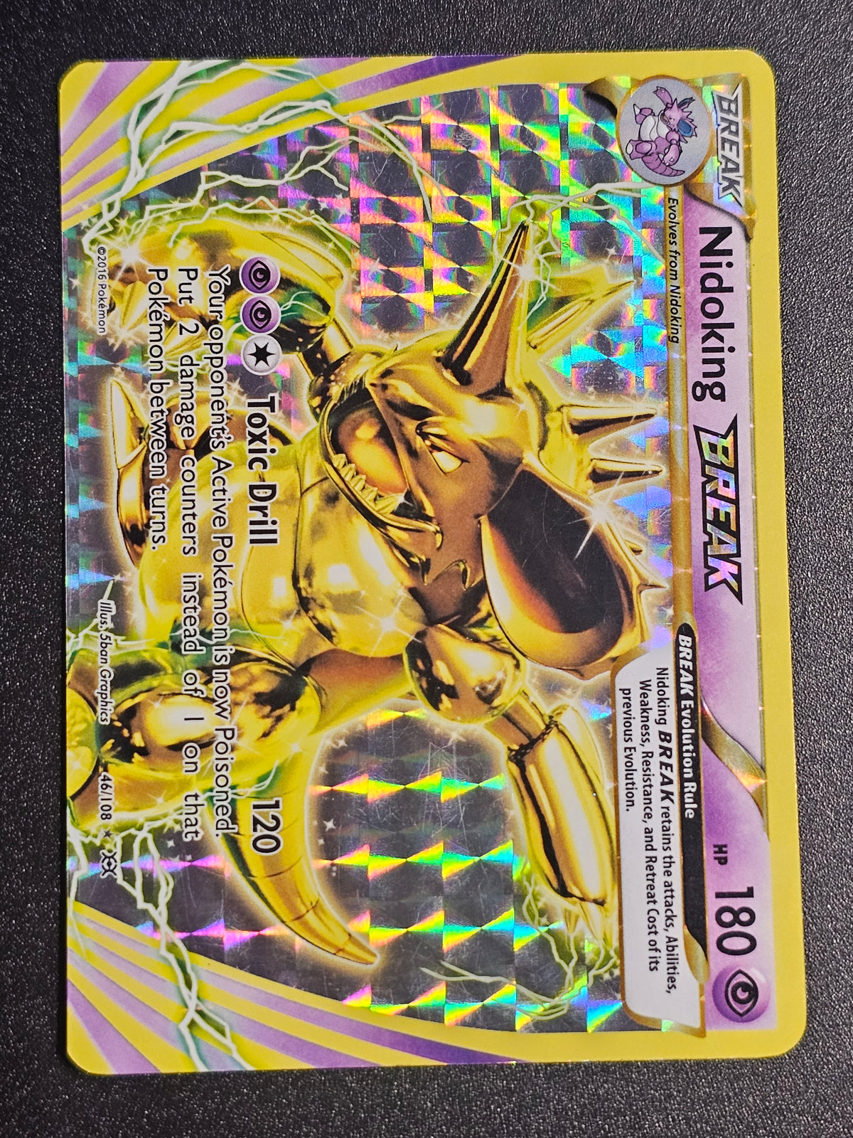 Pokemon TCG - Nidoking Break 46/108 Evolutions