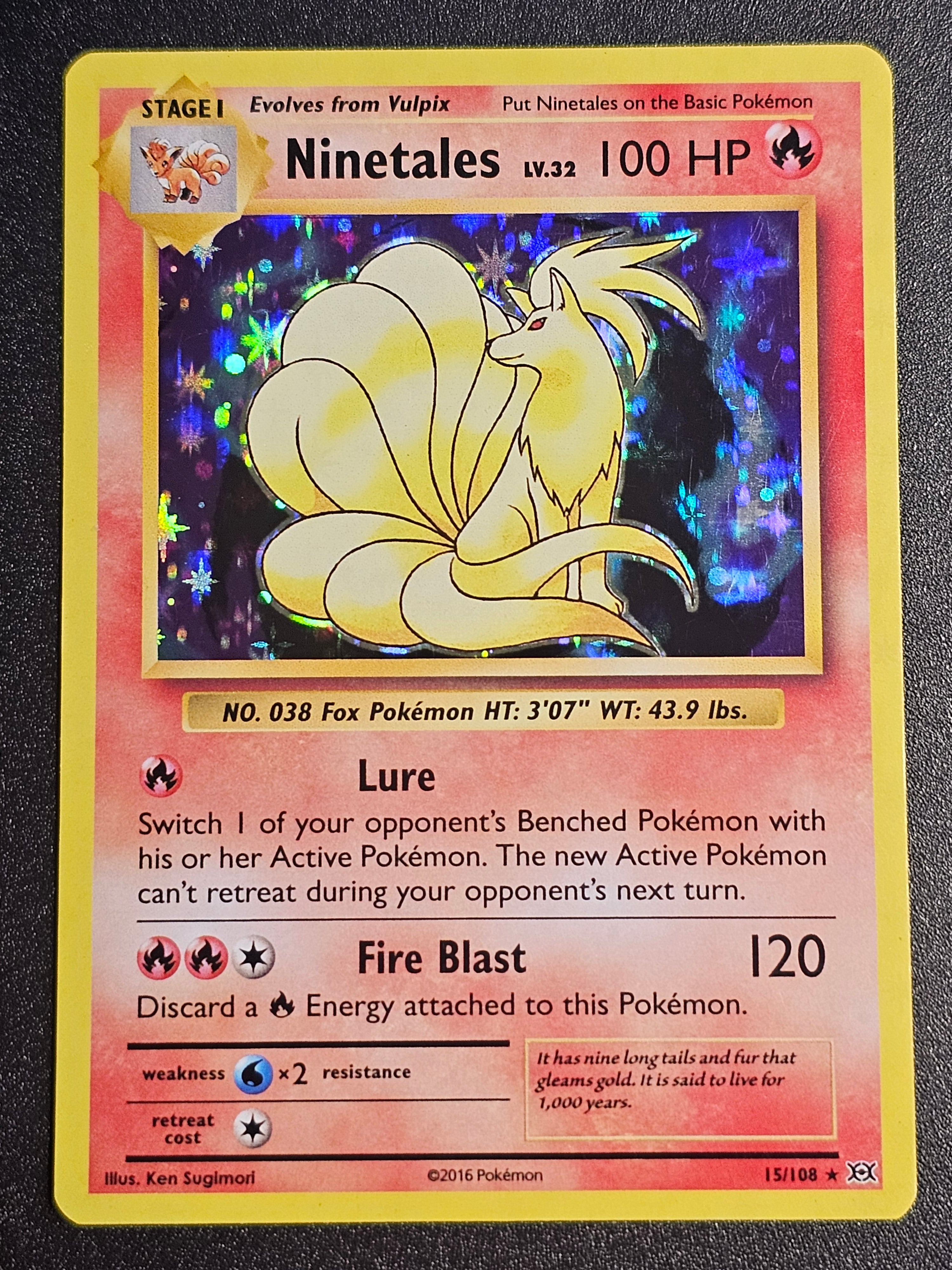 Pokemon TCG - Ninetales 15/108 Evolutions
