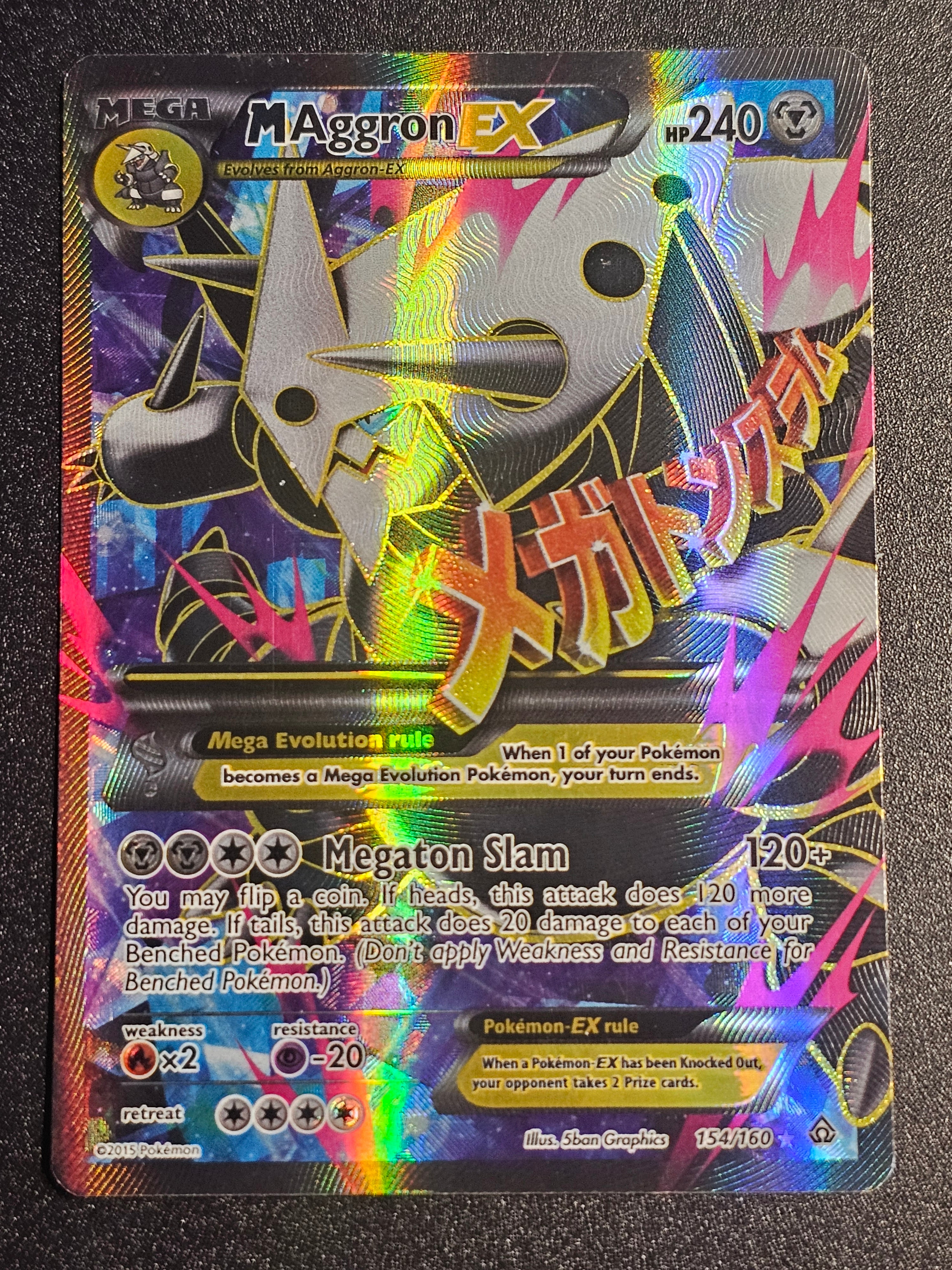 Pokemon TCG - Mega Aggron EX 154/160 Full Art Primal Clash