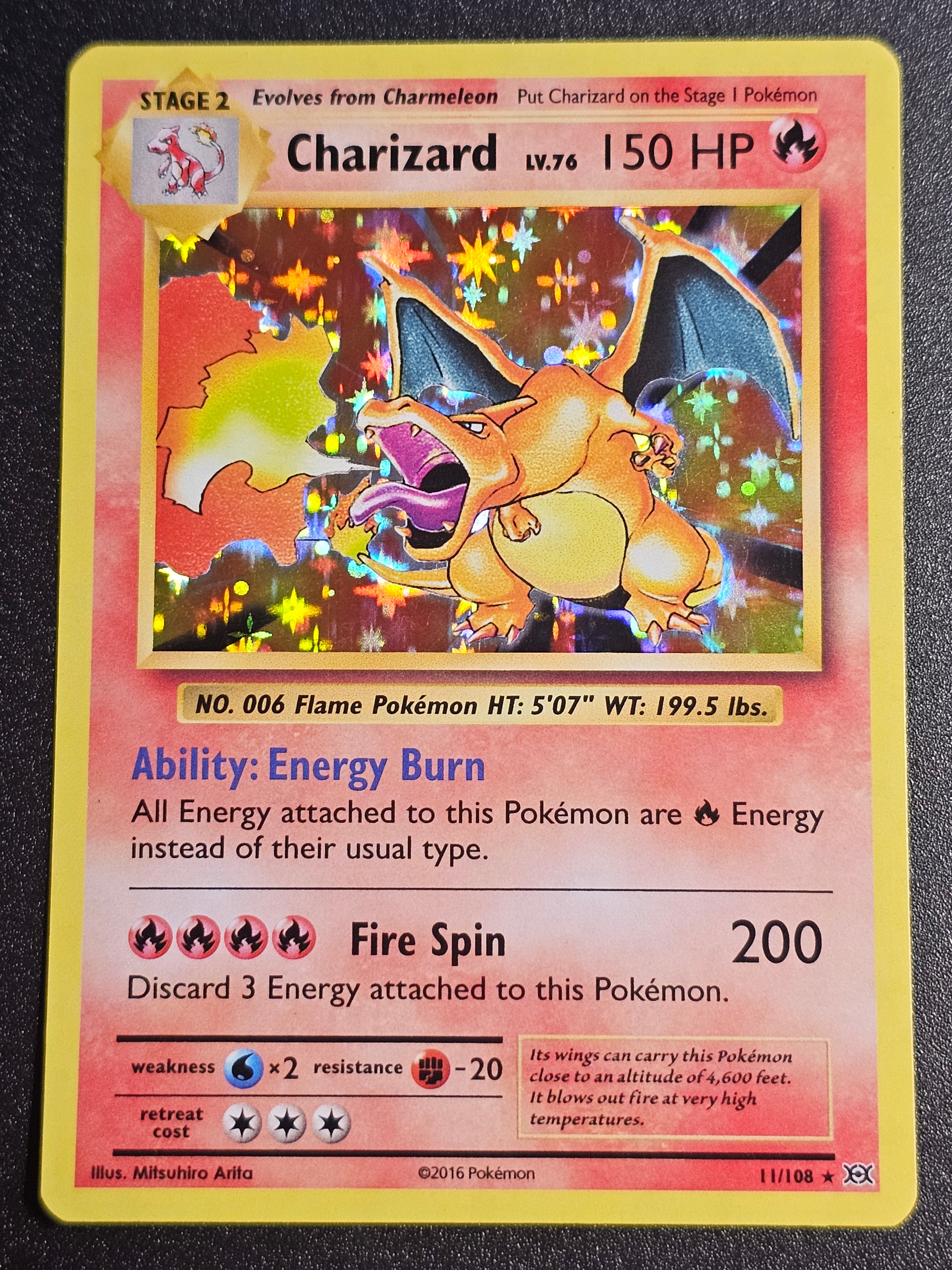 Pokemon TCG - Charizard 11/108 Evolutions