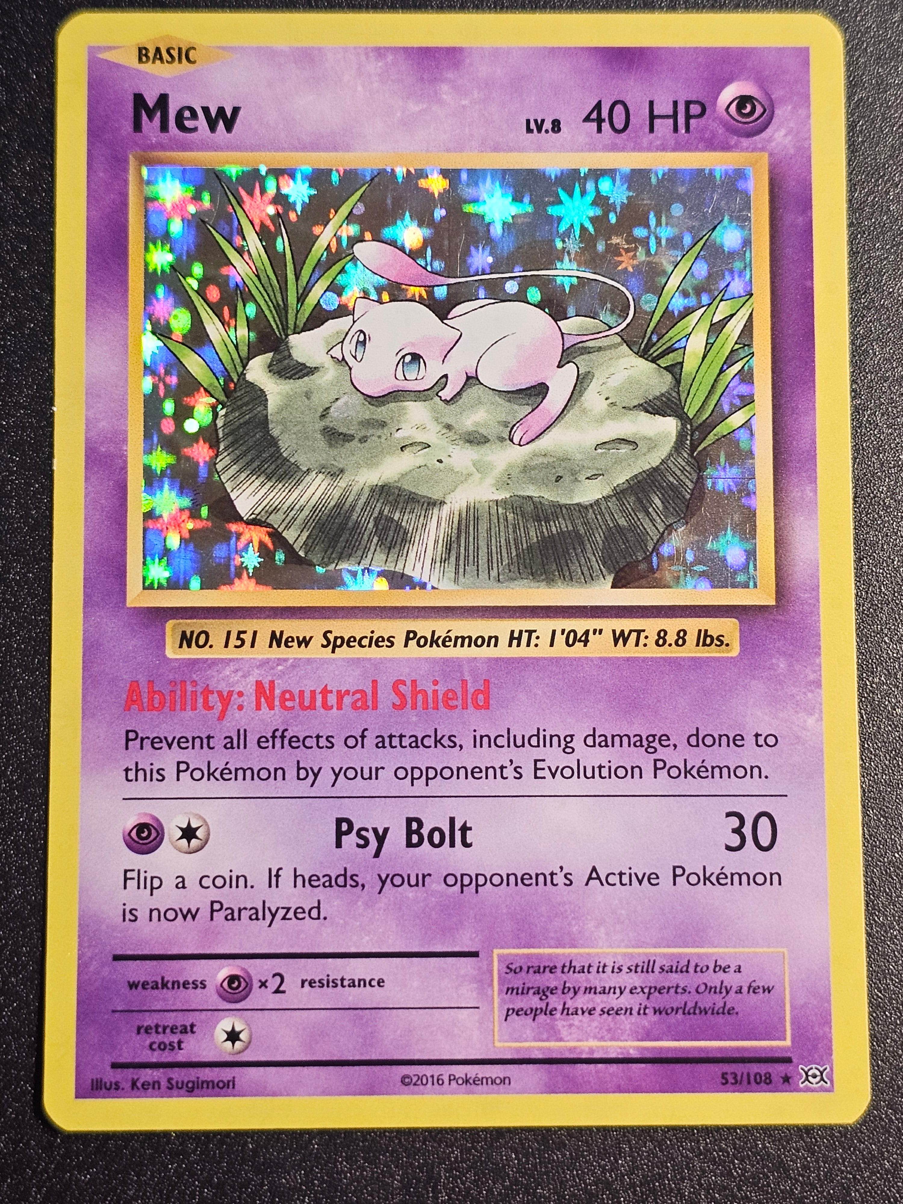 Pokemon TCG - Mew 53/108 Evoluions
