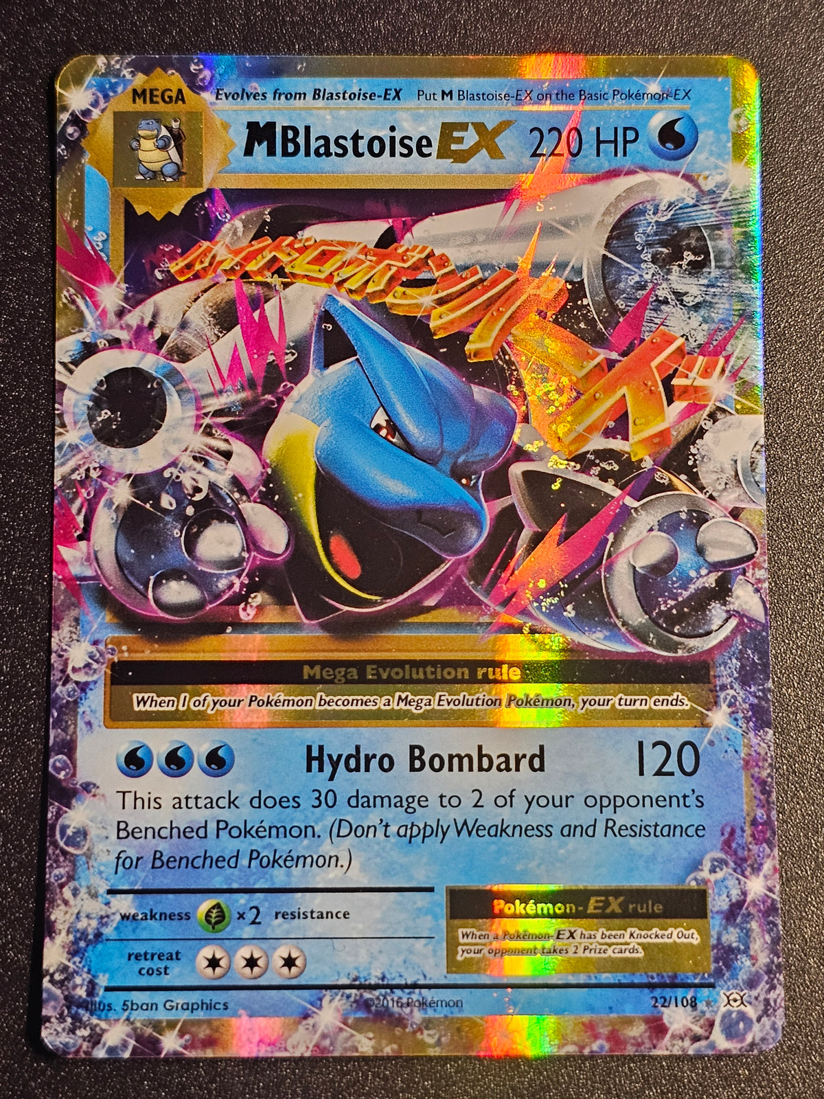 Pokemon TCG - Mega Blastoise 22/108 Evolutions