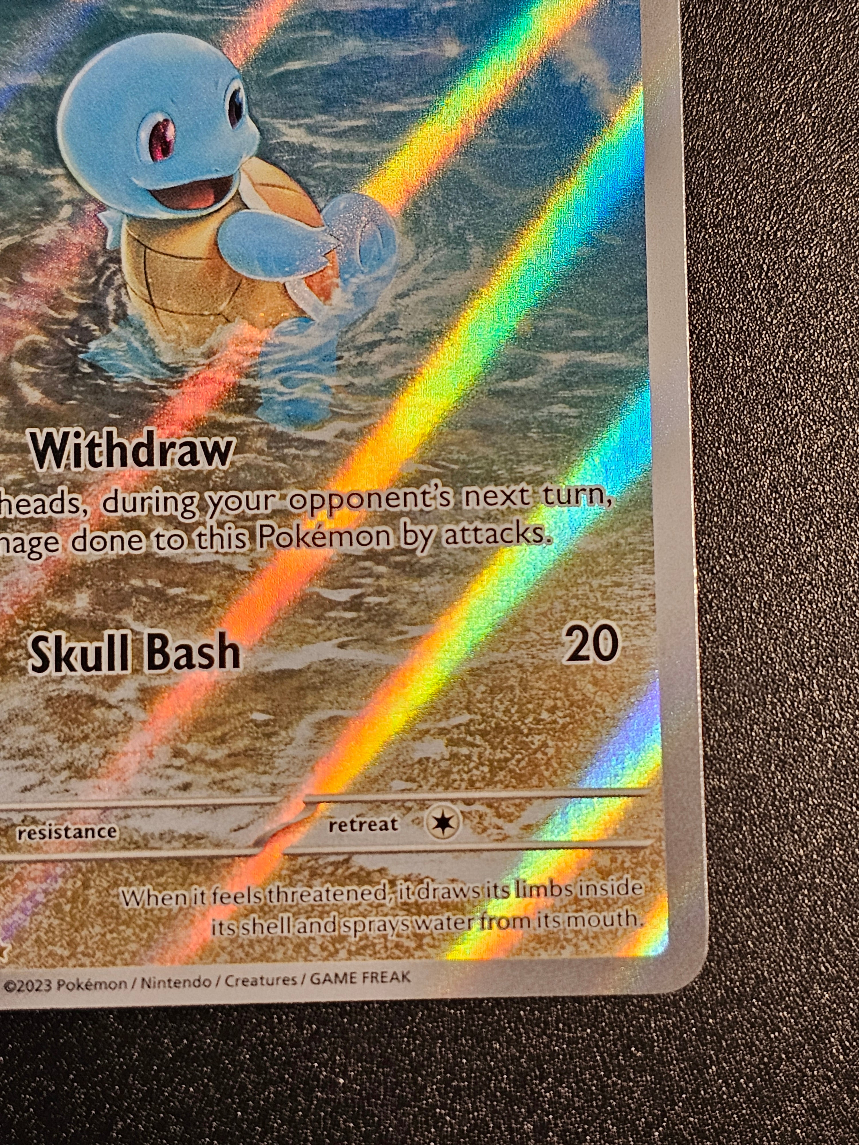 Pokemon TCG - Squirtle 170/165 151 Illustration Rare