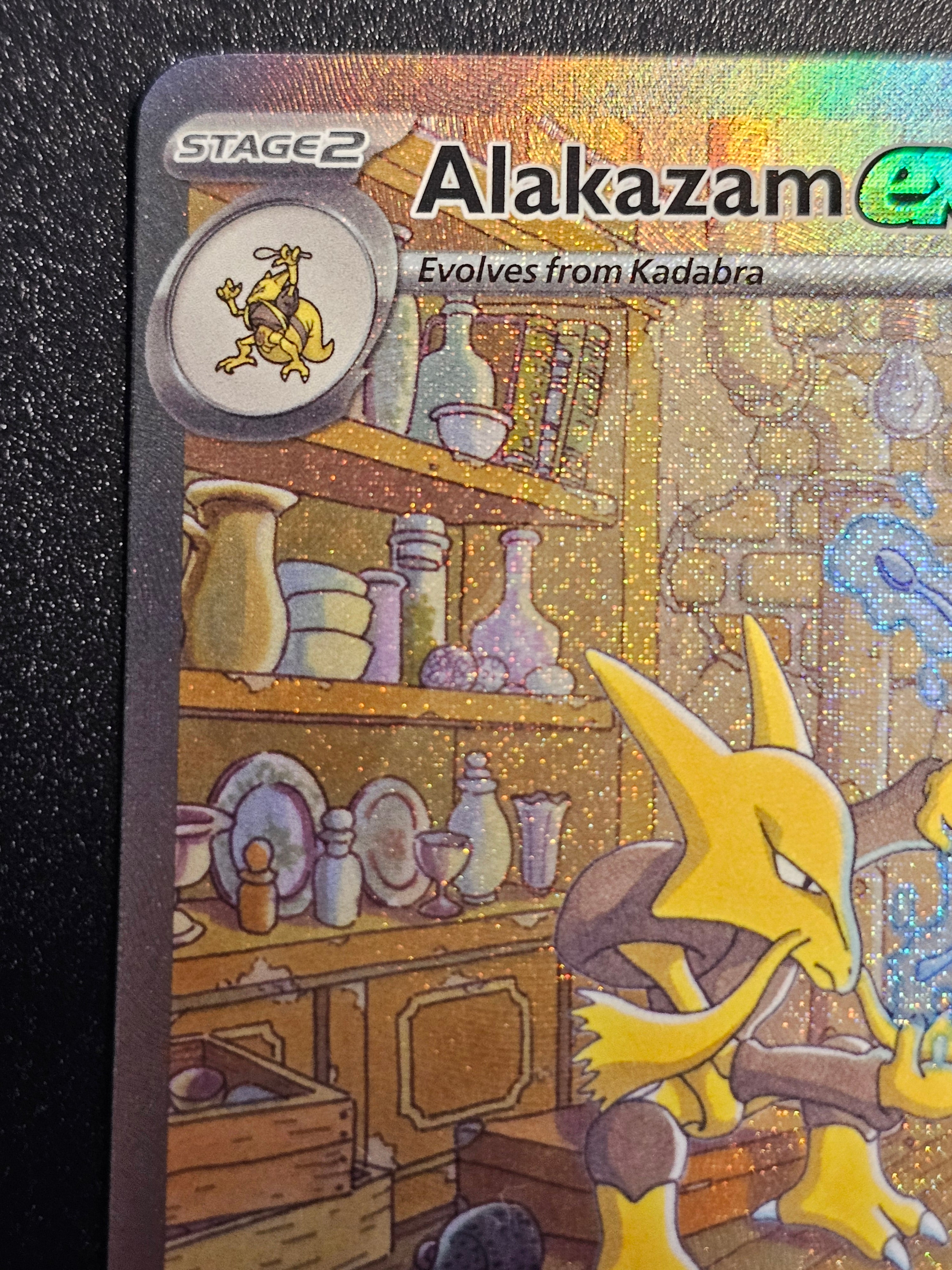 Pokemon TCG - Alakazam EX 201/165 151 Alternate Art