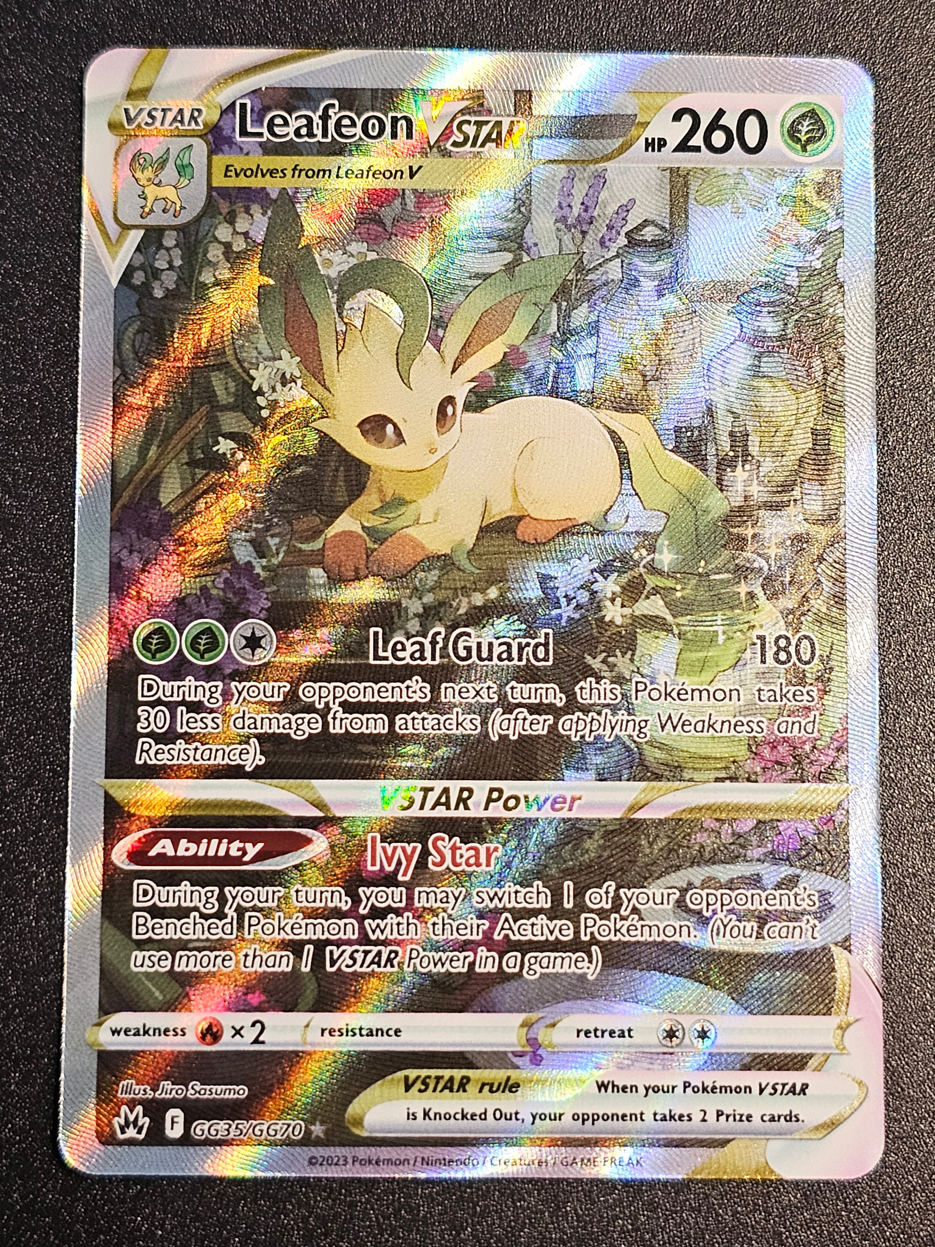 Pokemon TCG - Leafeon VSTAR GG35/GG70 Crown Zenith