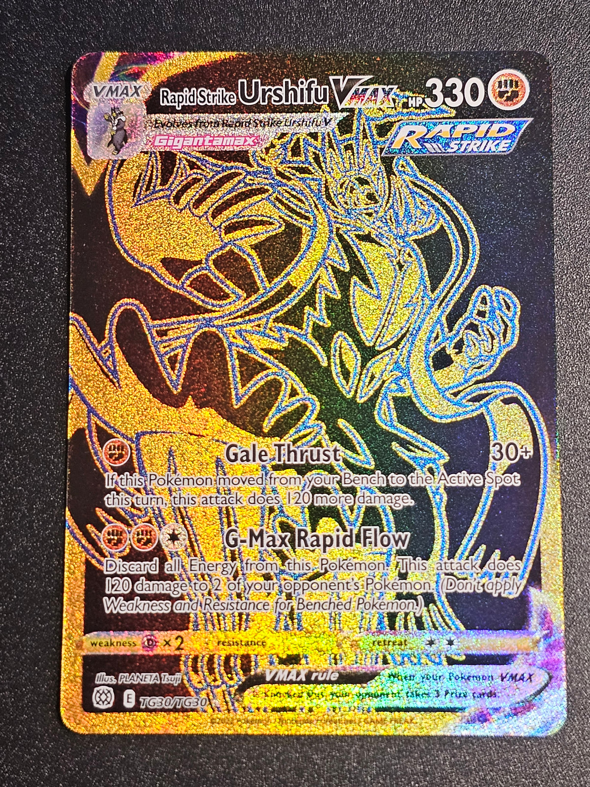 Pokemon TCG - Rapid Strike Urshifu VMAX TG30/TG30