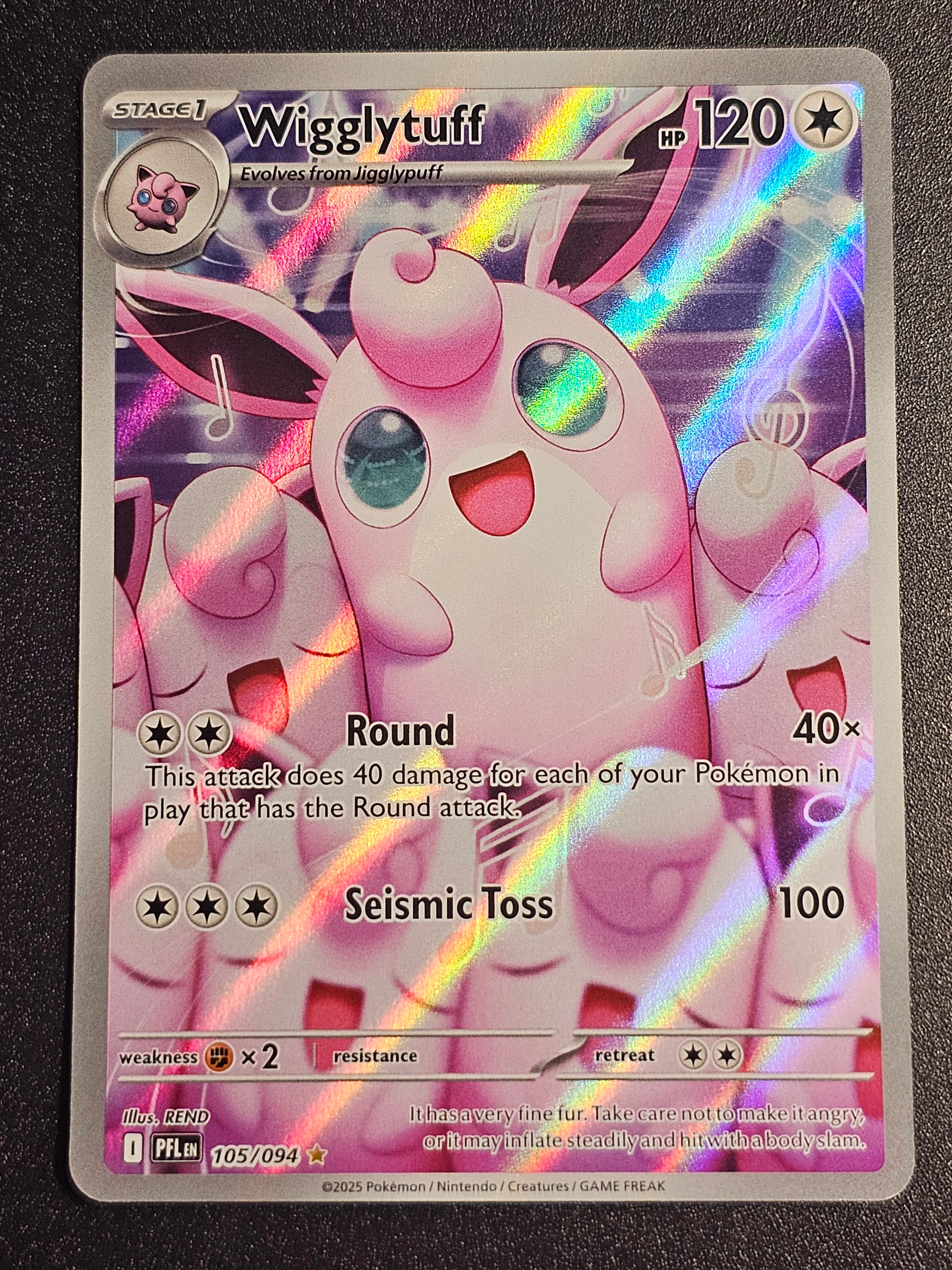 Pokemon TCG - Wigglytuff 105/094 Phantasmal Flames